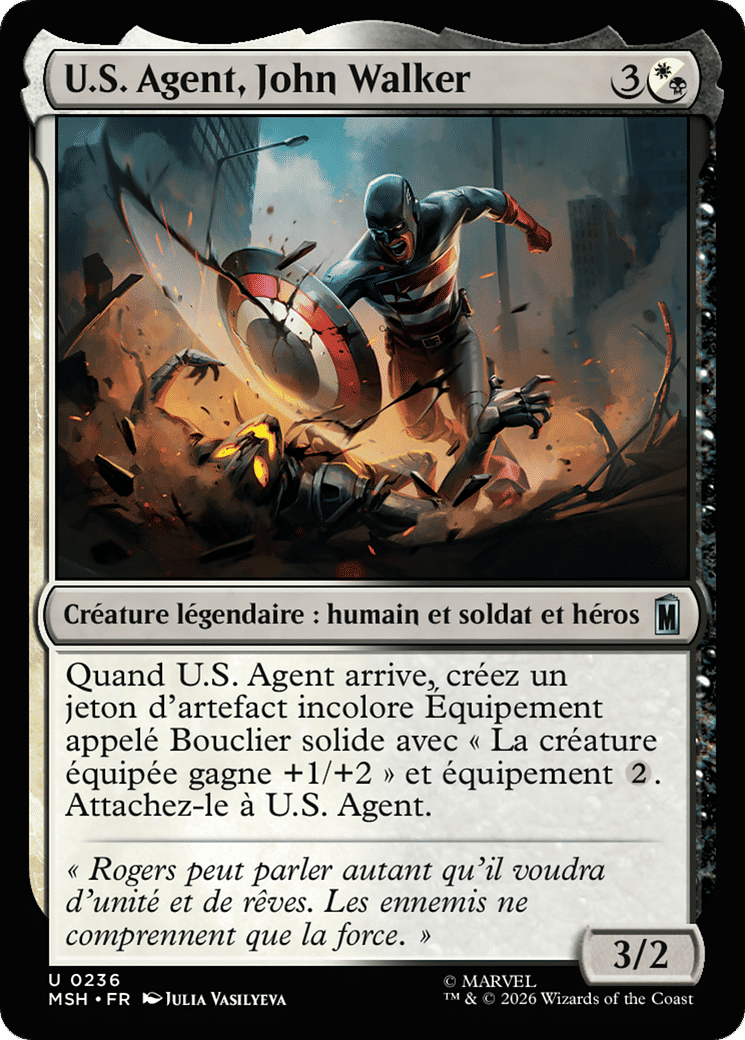 U.S. Agent, John Walker — Marvel Super Heroes — Magic: The Gathering
