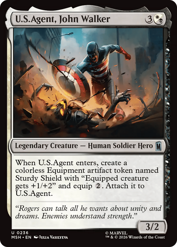 U.S.Agent, John Walker — Marvel Super Heroes — Magic: The Gathering