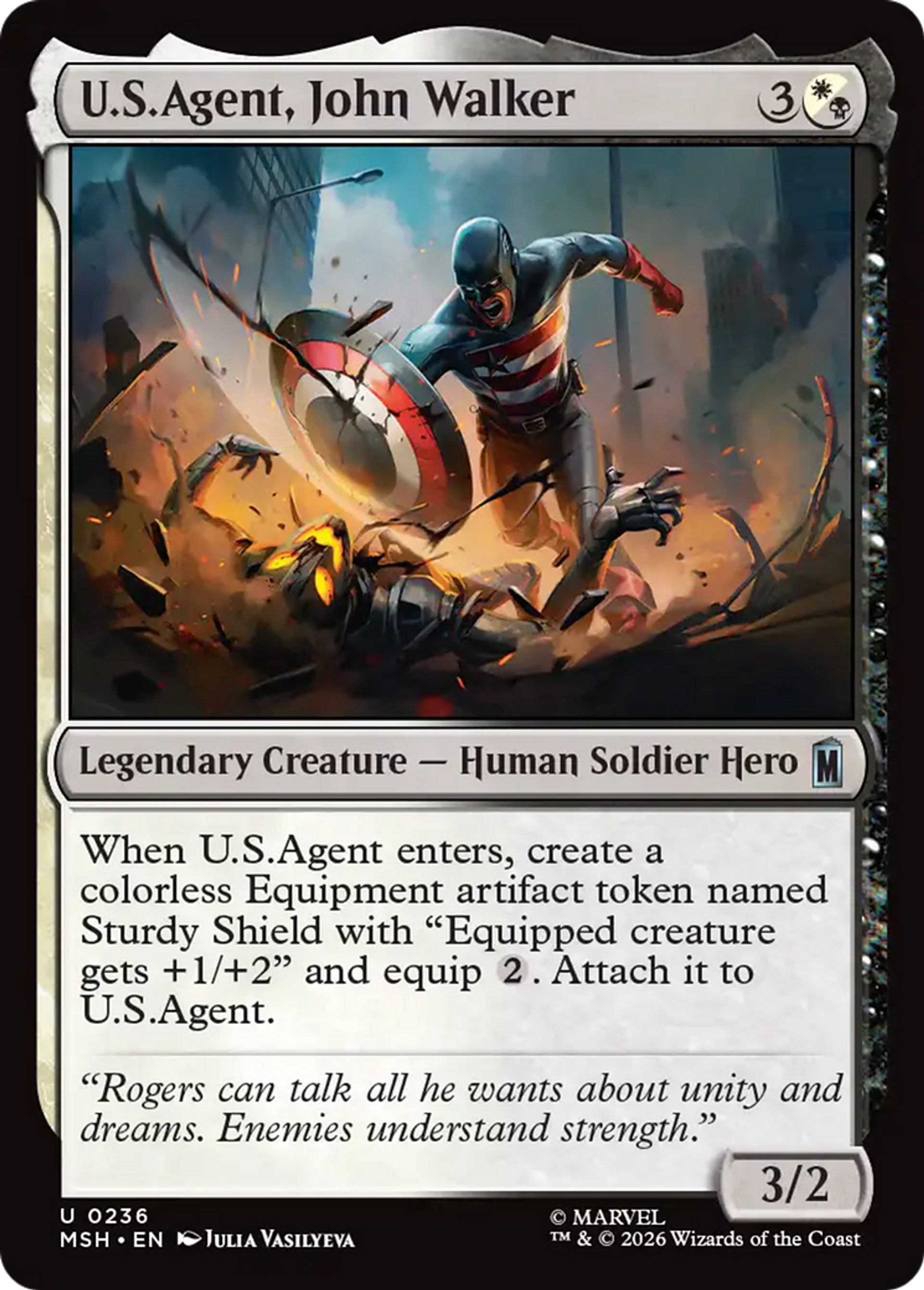 U.S.Agent, John Walker — Marvel Super Heroes — Magic: The Gathering
