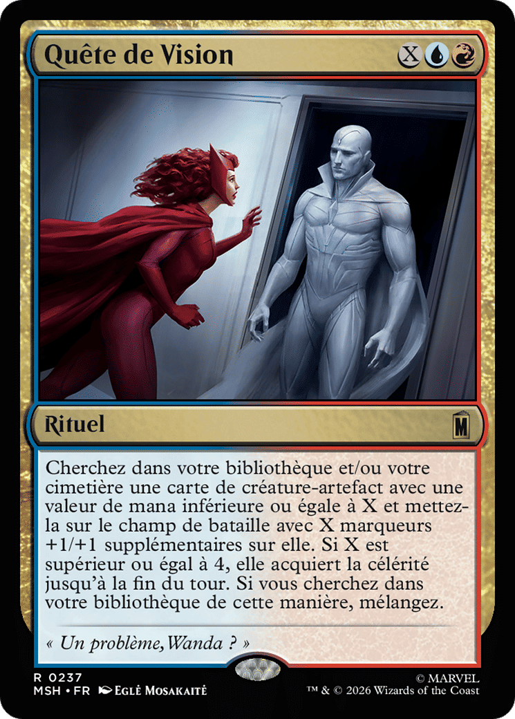 Quête de Vision — Marvel Super Heroes — Magic: The Gathering