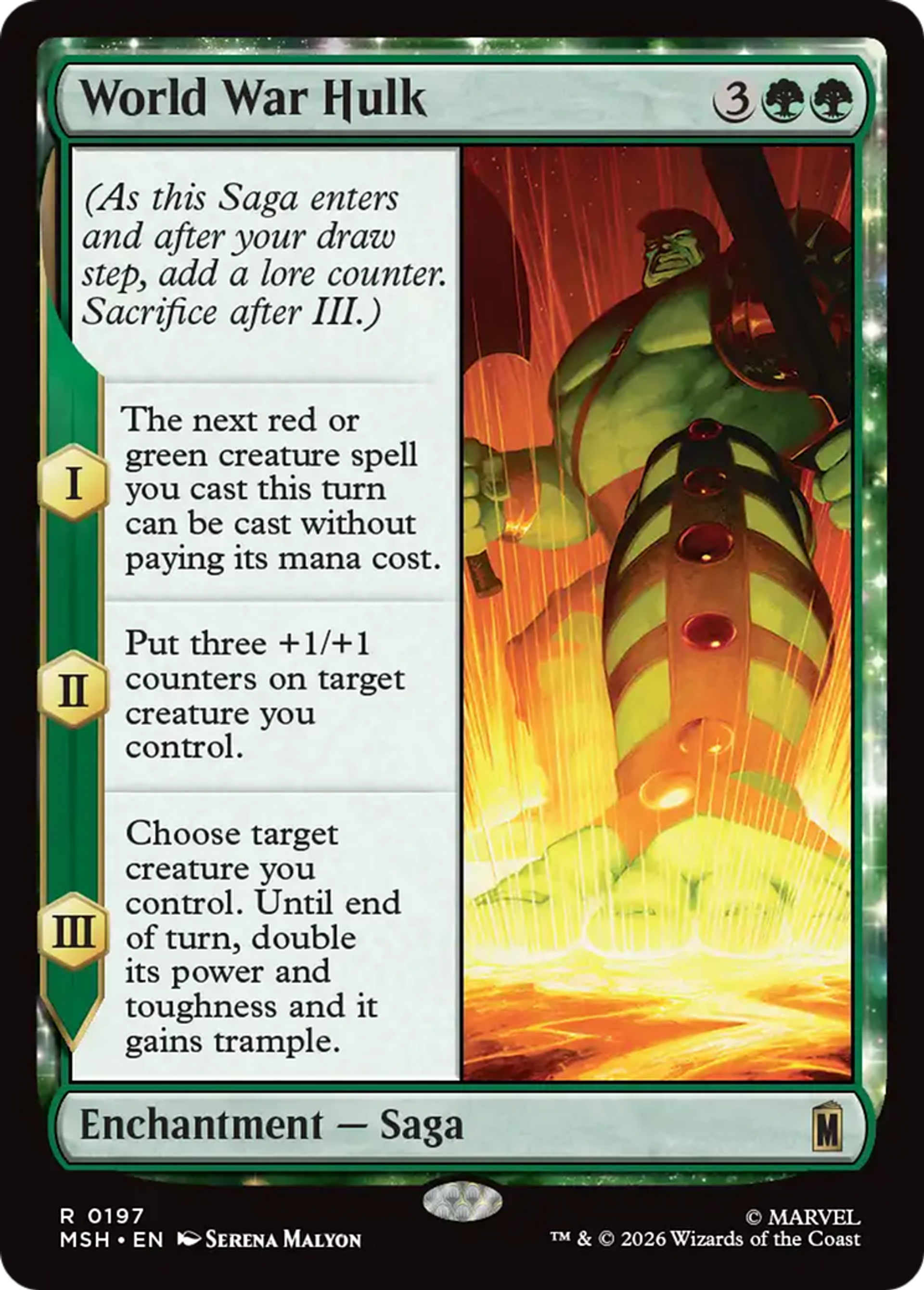 World War Hulk — Marvel Super Heroes — Magic: The Gathering