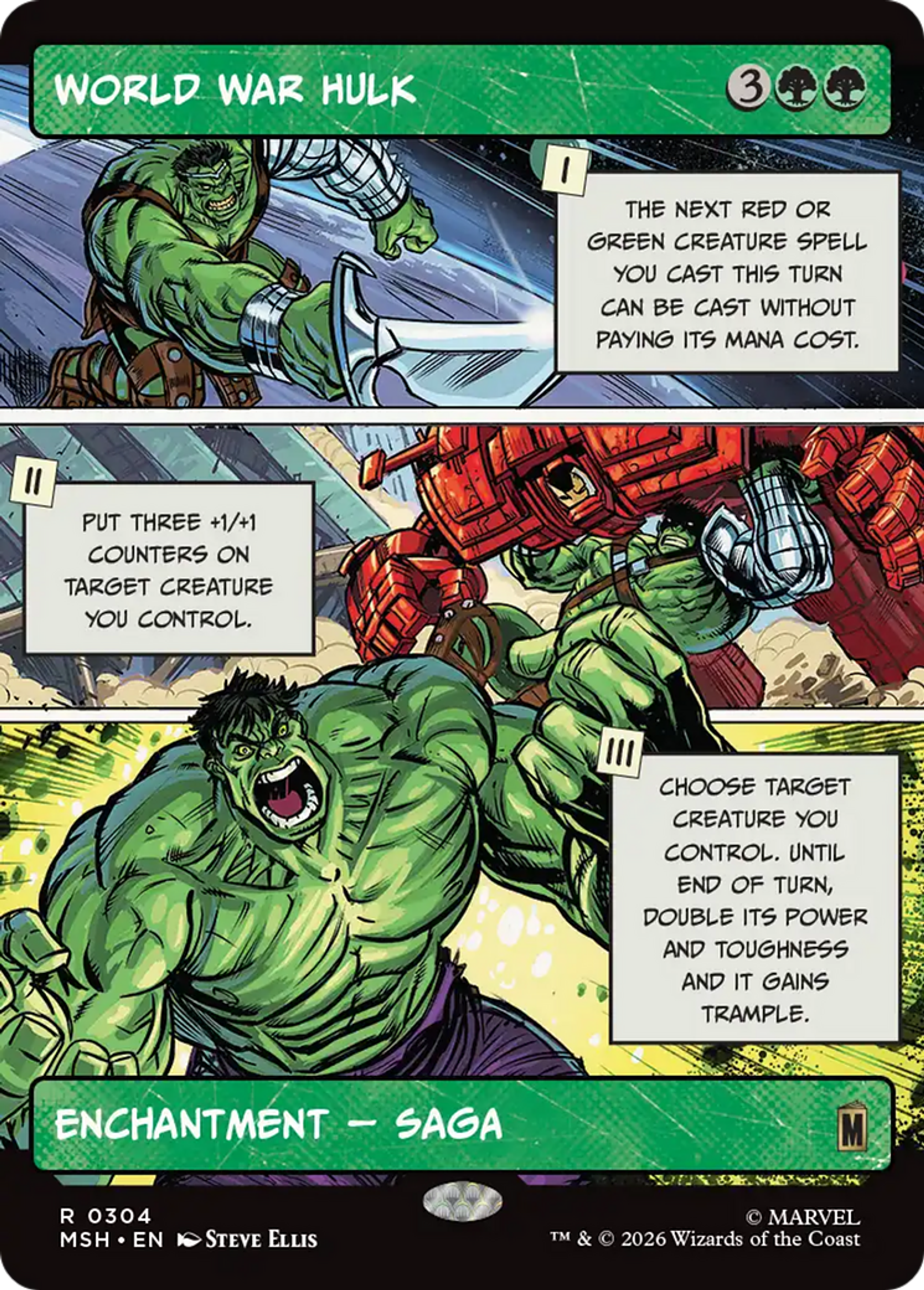 Hulk : Guerre Mondiale — Marvel Super Heroes — Magic: The Gathering