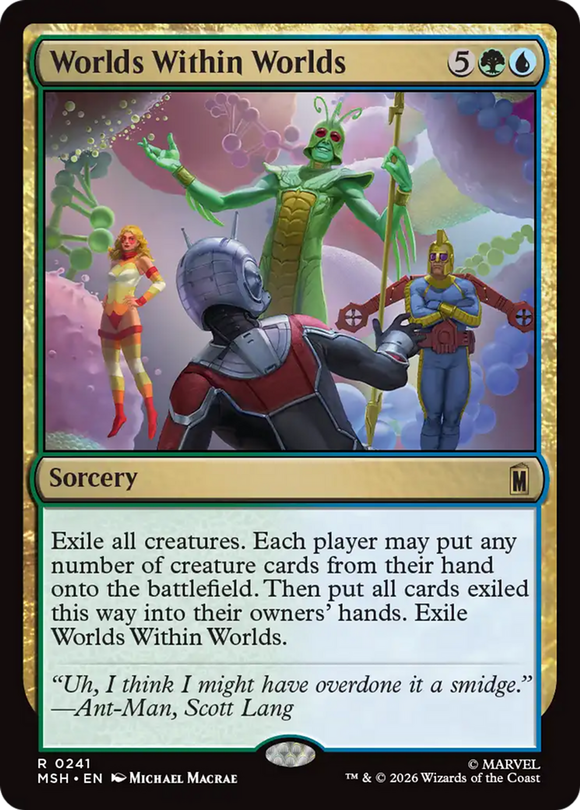 Des mondes dans des mondes — Marvel Super Heroes — Magic: The Gathering