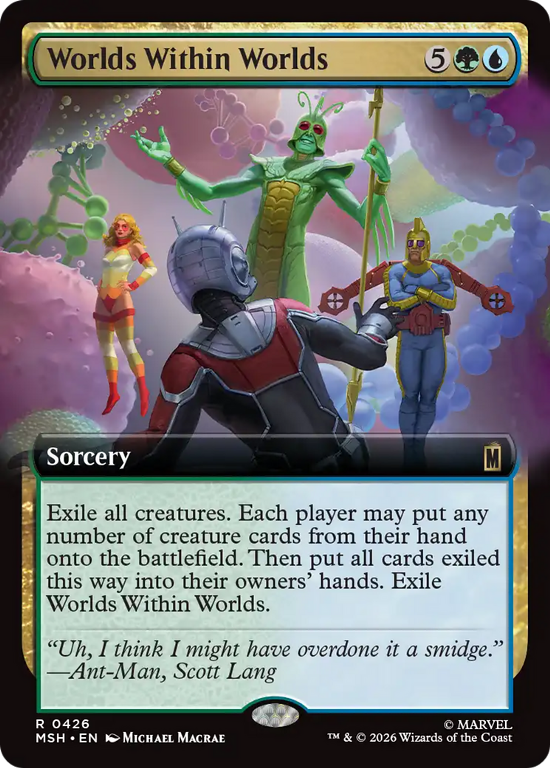Des mondes dans des mondes — Marvel Super Heroes — Magic: The Gathering