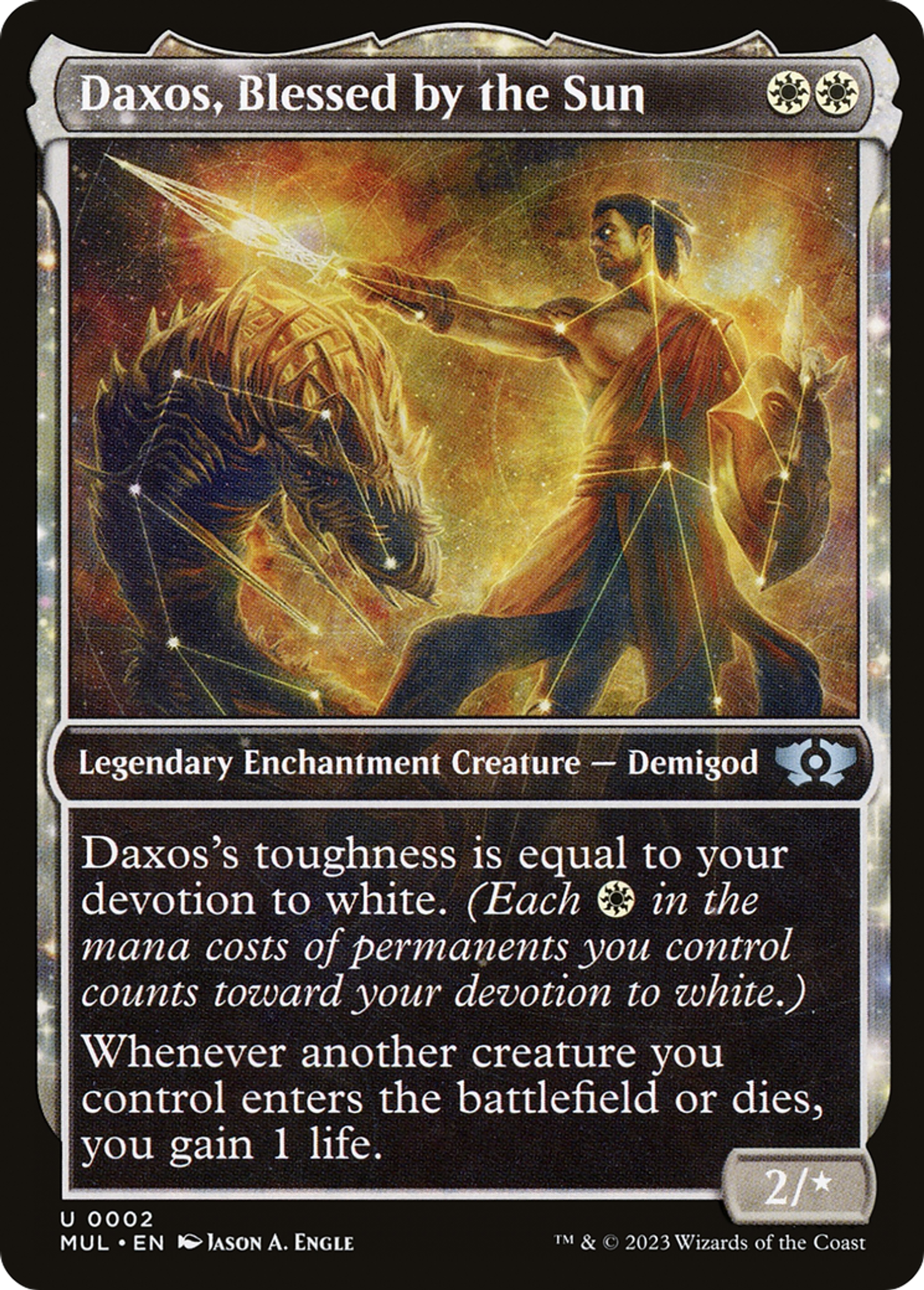 Daxos, Blessed by the Sun — Multiverse Legends — Magic: The Gathering