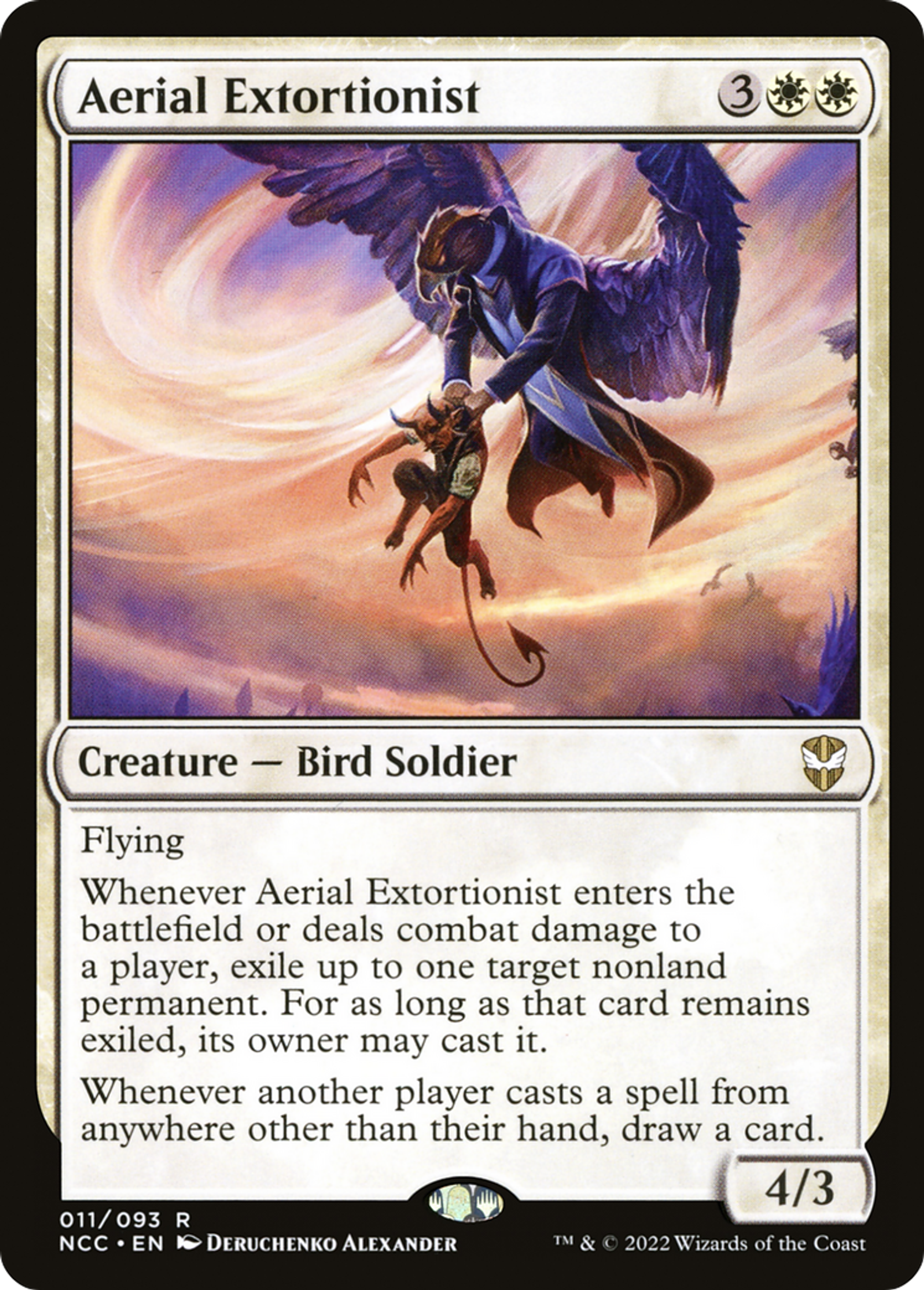 Aerial Extortionist — New Capenna Commander — Magic: The Gathering