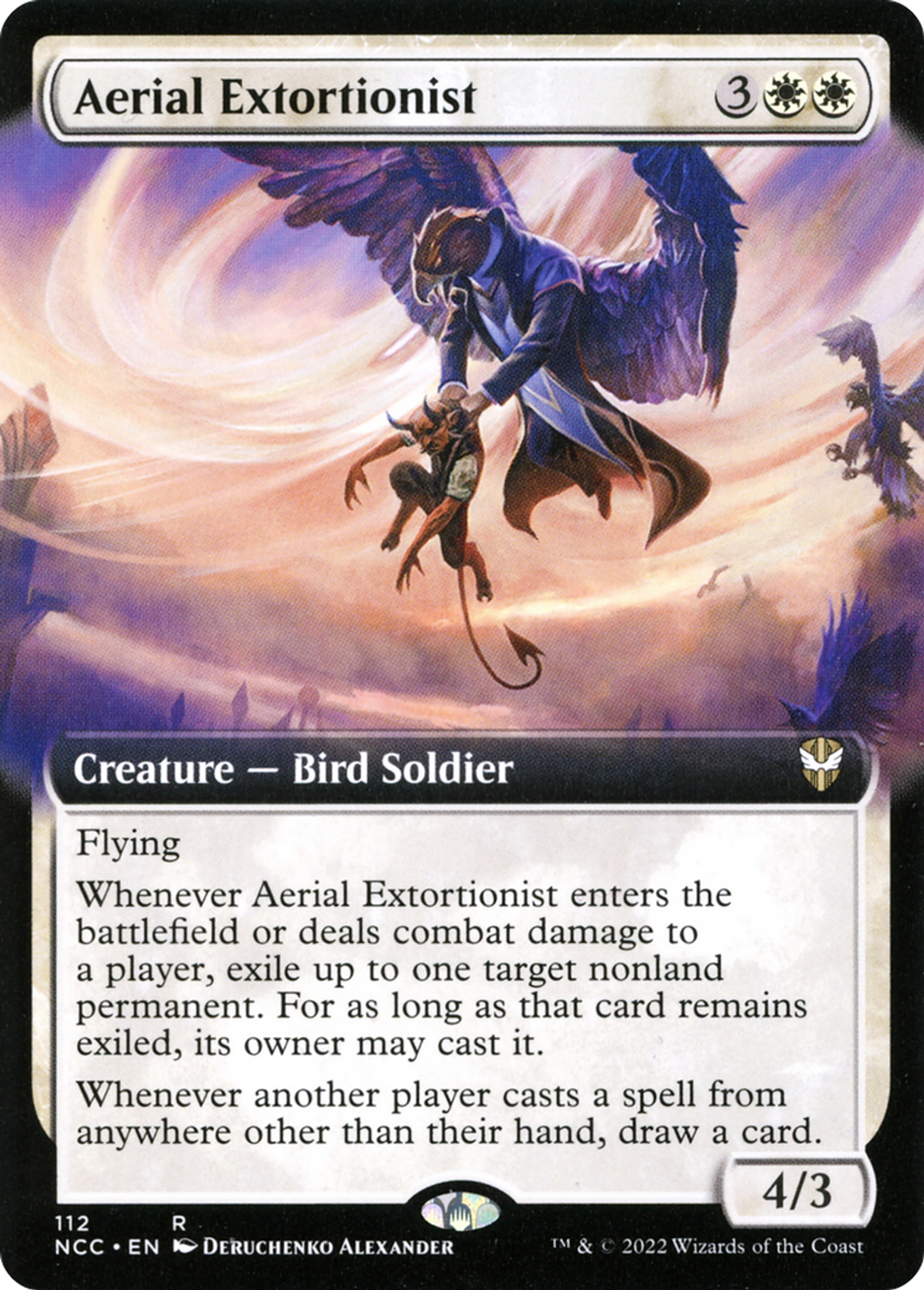Aerial Extortionist — New Capenna Commander — Magic: The Gathering