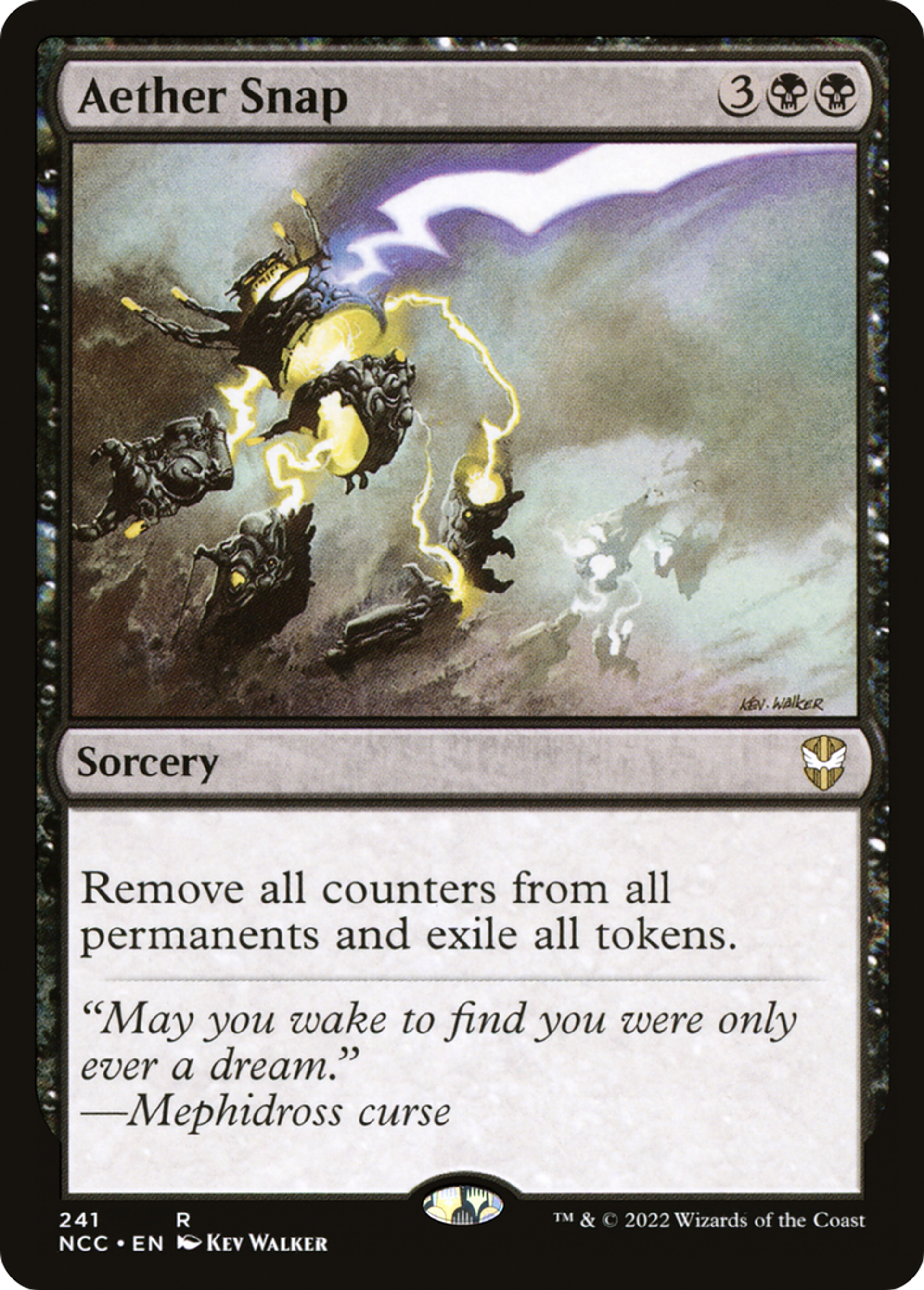 Aether Snap — New Capenna Commander — Magic: The Gathering