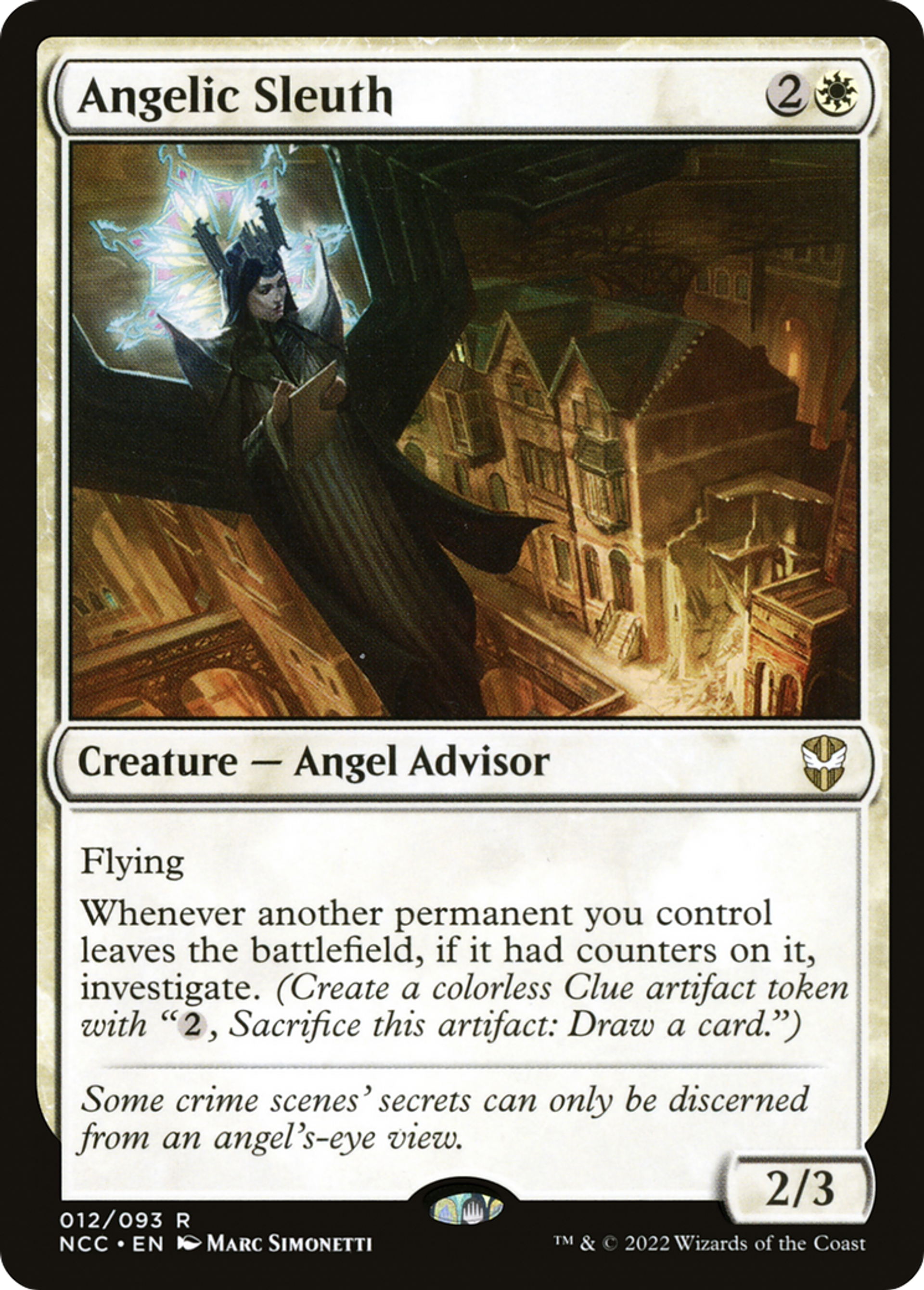 Angelic Sleuth — New Capenna Commander — Magic: The Gathering