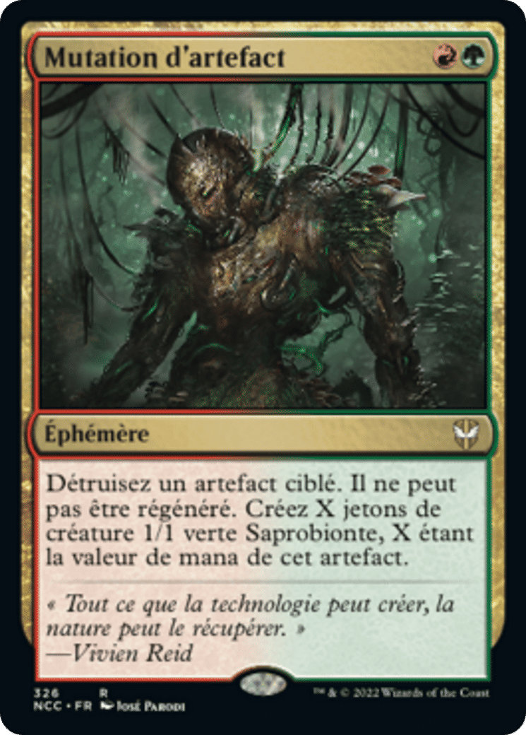 Mutation d'artefact — New Capenna Commander — Magic: The Gathering