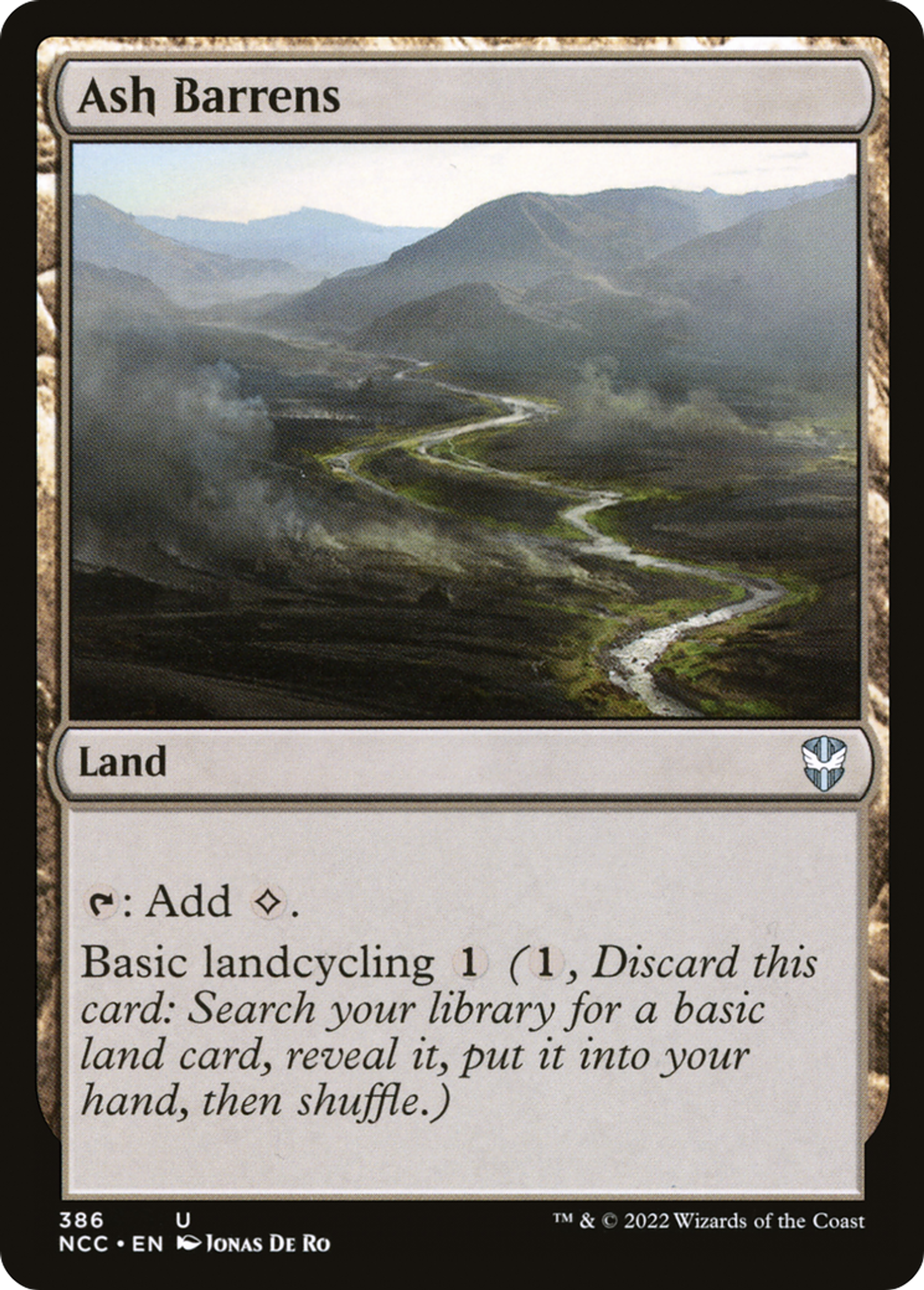 Ash Barrens — New Capenna Commander — Magic: The Gathering