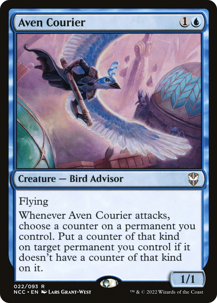 Aven Courier — New Capenna Commander — Magic: The Gathering