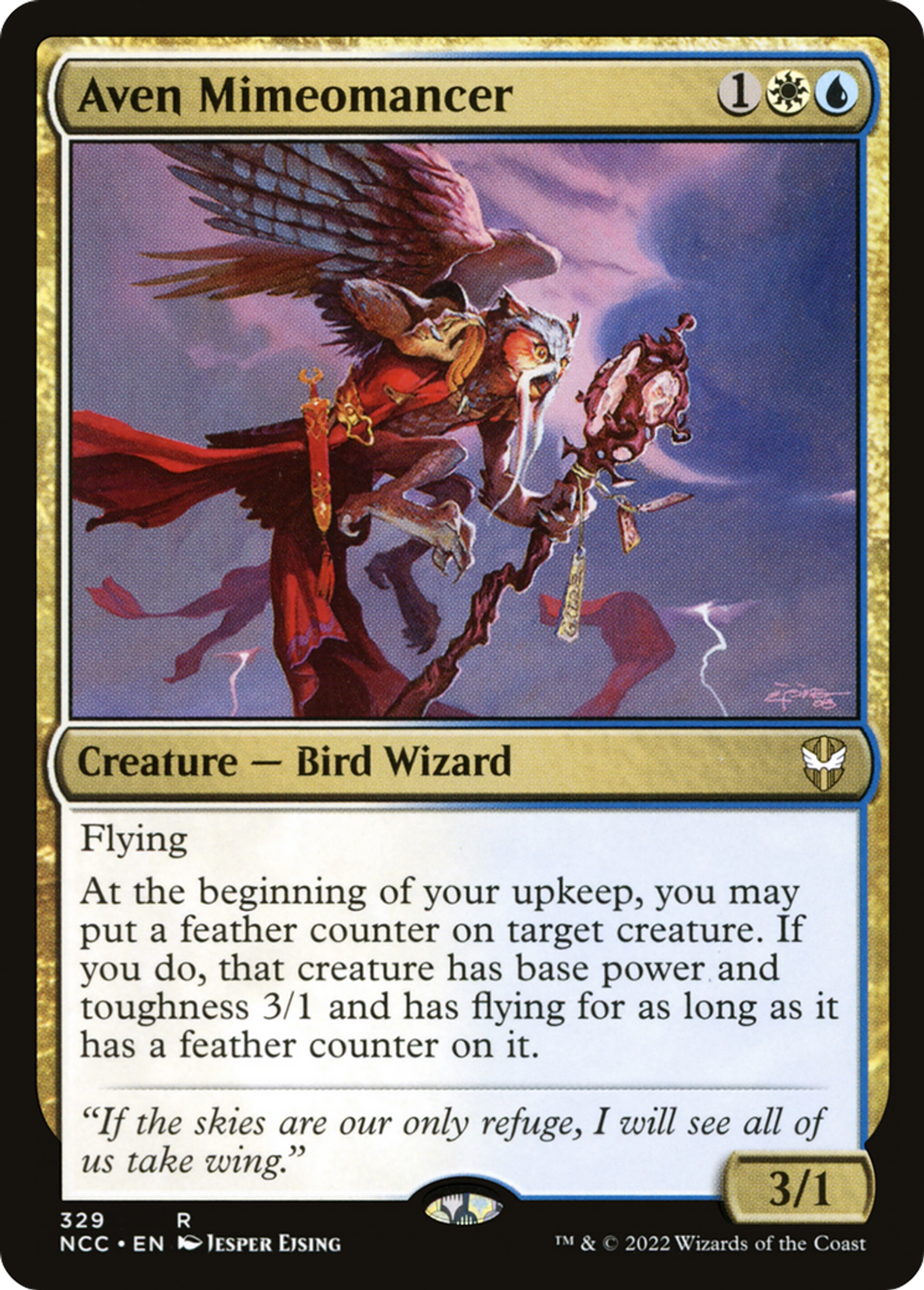 Aven Mimeomancer — New Capenna Commander — Magic: The Gathering