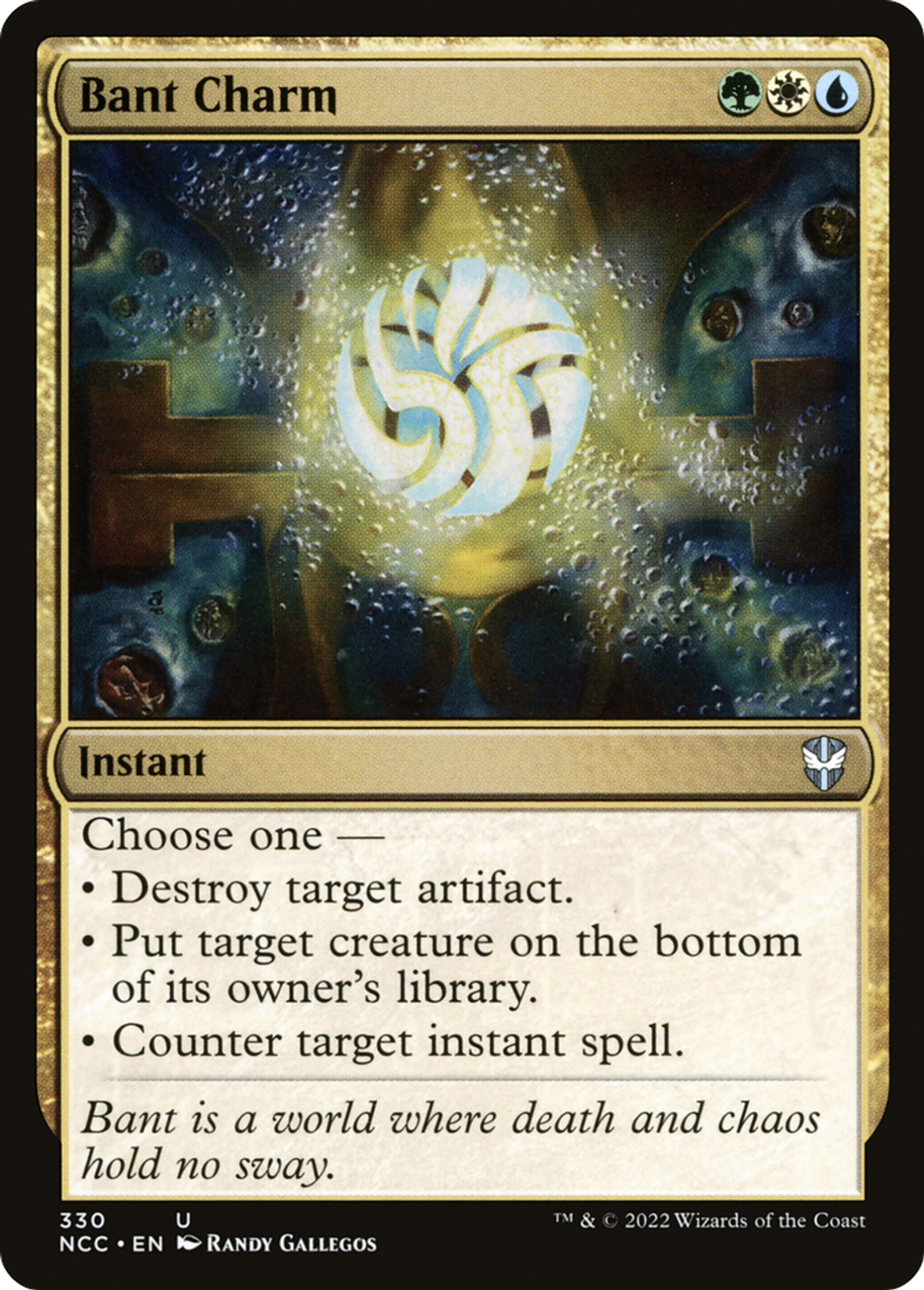 Bant Charm — New Capenna Commander — Magic: The Gathering