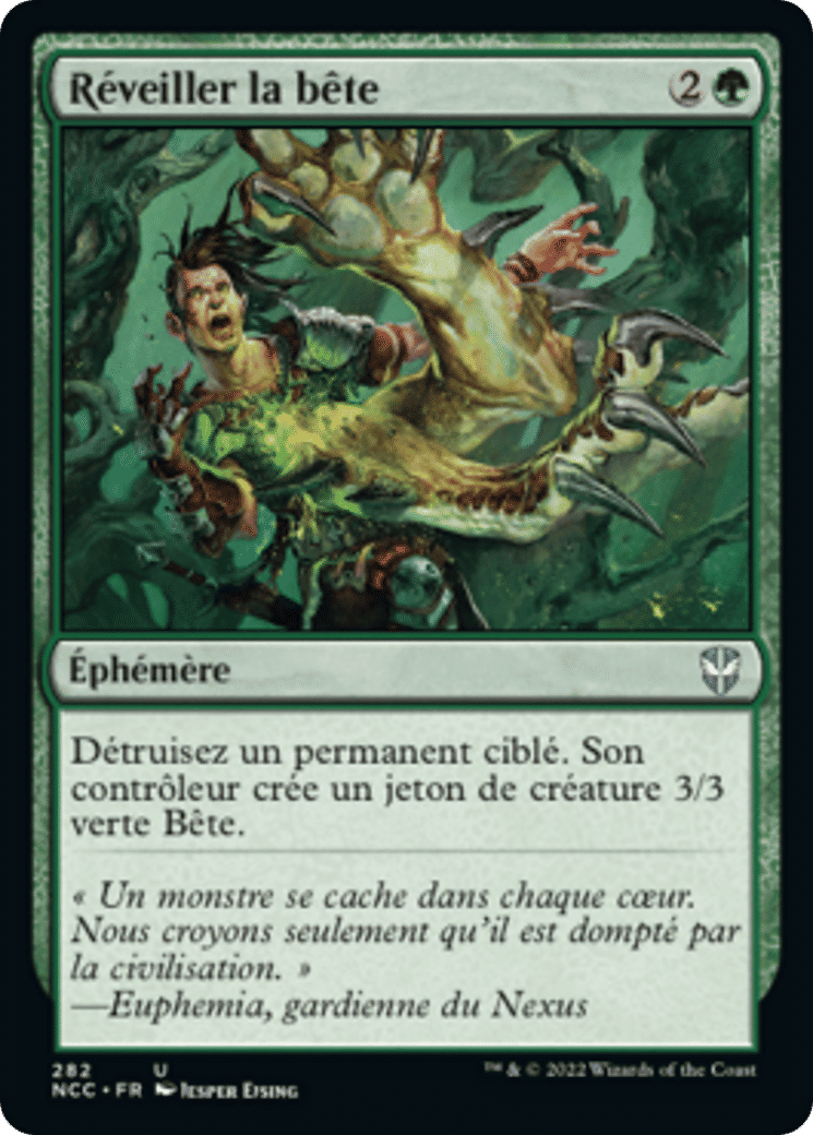 Réveiller la bête — New Capenna Commander — Magic: The Gathering