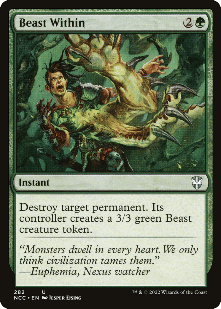 Beast Within — New Capenna Commander — Magic: The Gathering