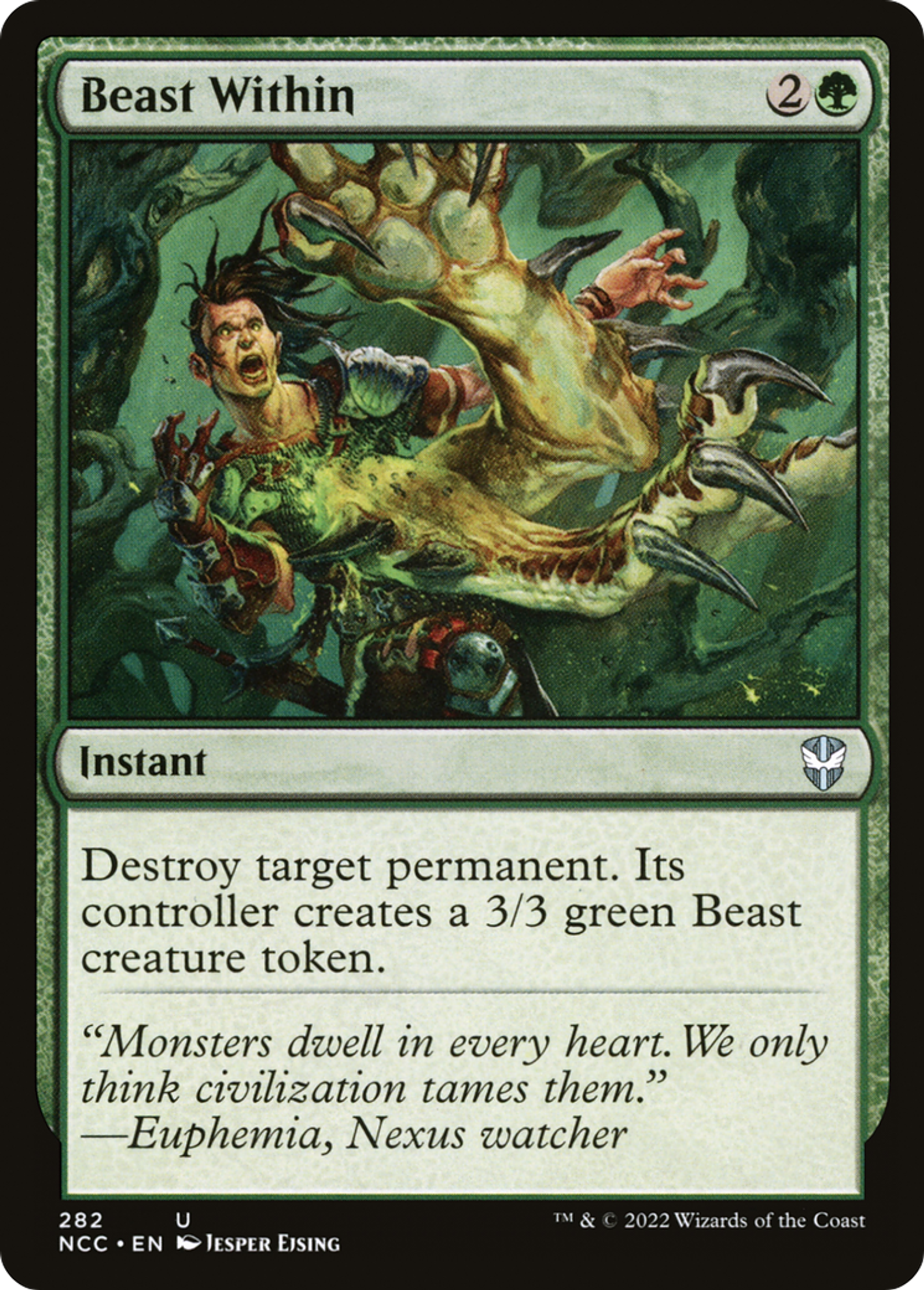 Beast Within — New Capenna Commander — Magic: The Gathering