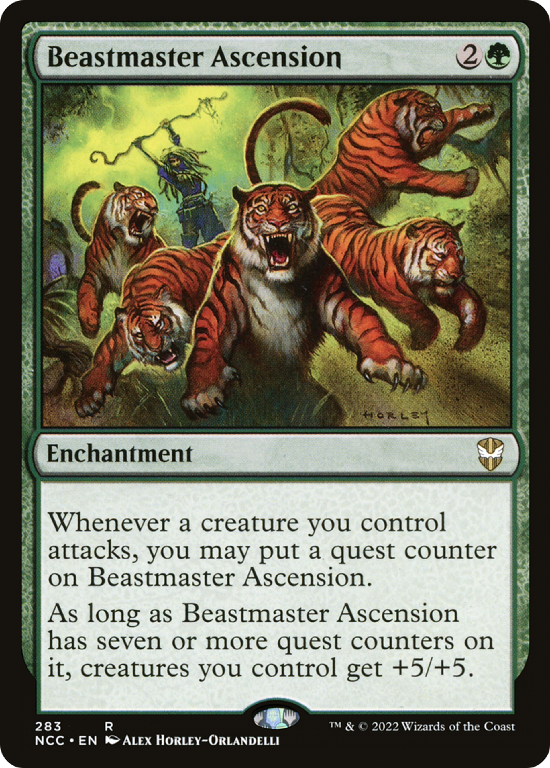 Ascension du maître des bêtes — New Capenna Commander — Magic: The Gathering