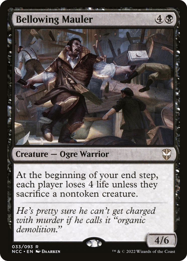 Bellowing Mauler — New Capenna Commander — Magic: The Gathering