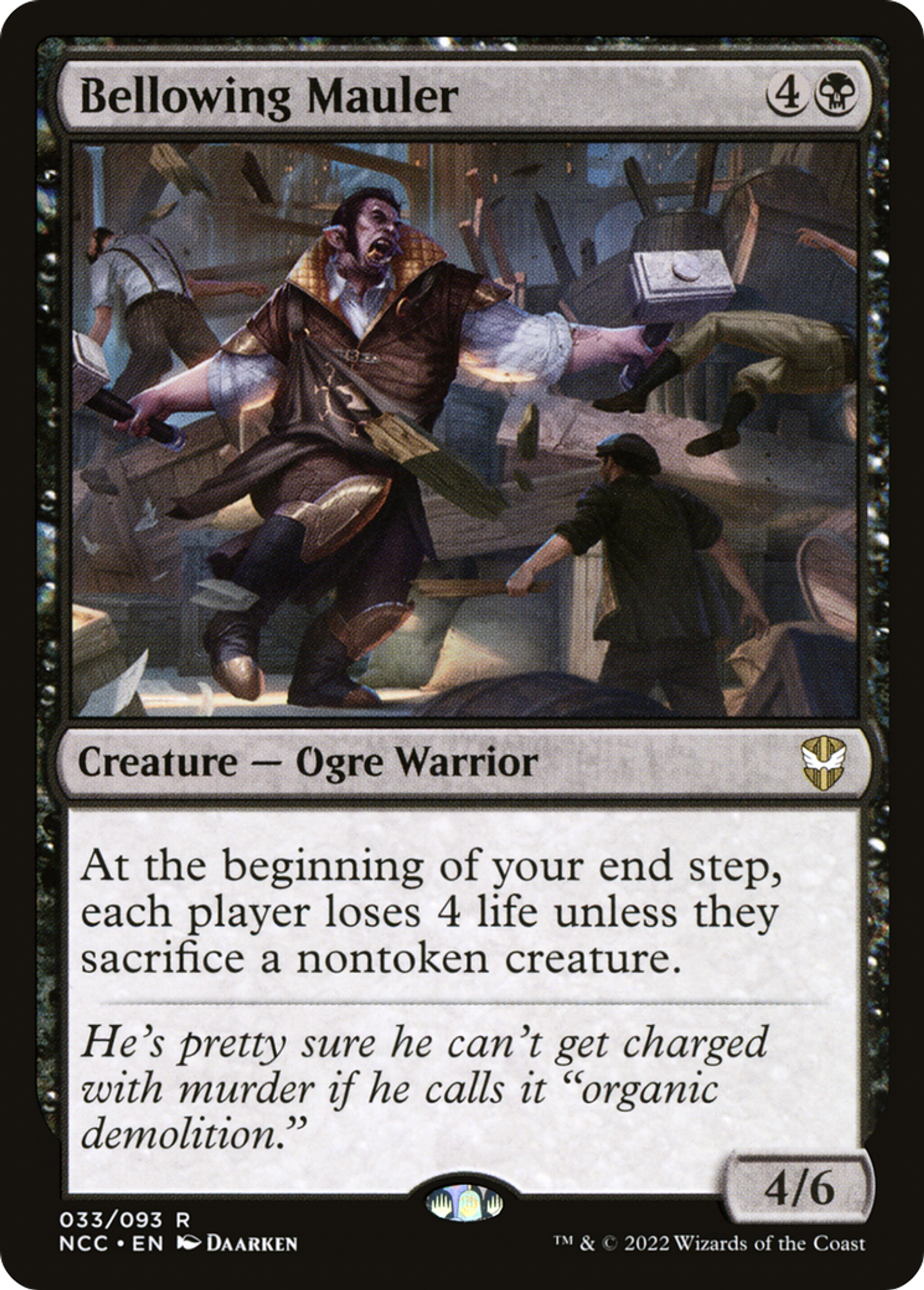 Bellowing Mauler — New Capenna Commander — Magic: The Gathering
