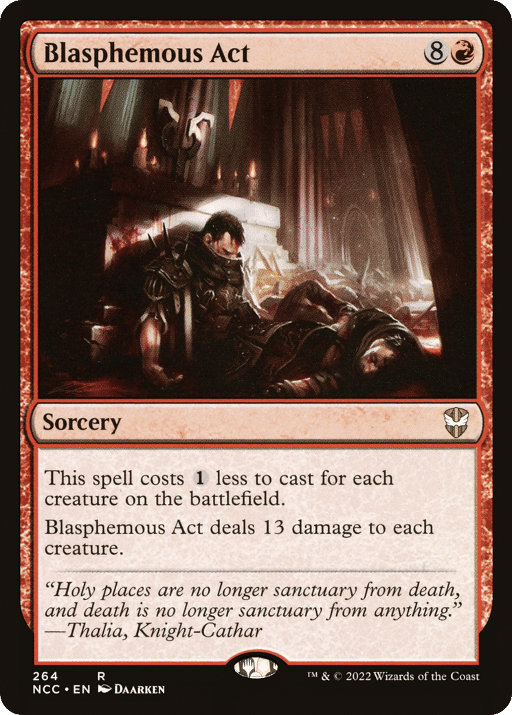 Blasphemous Act — New Capenna Commander — Magic: The Gathering