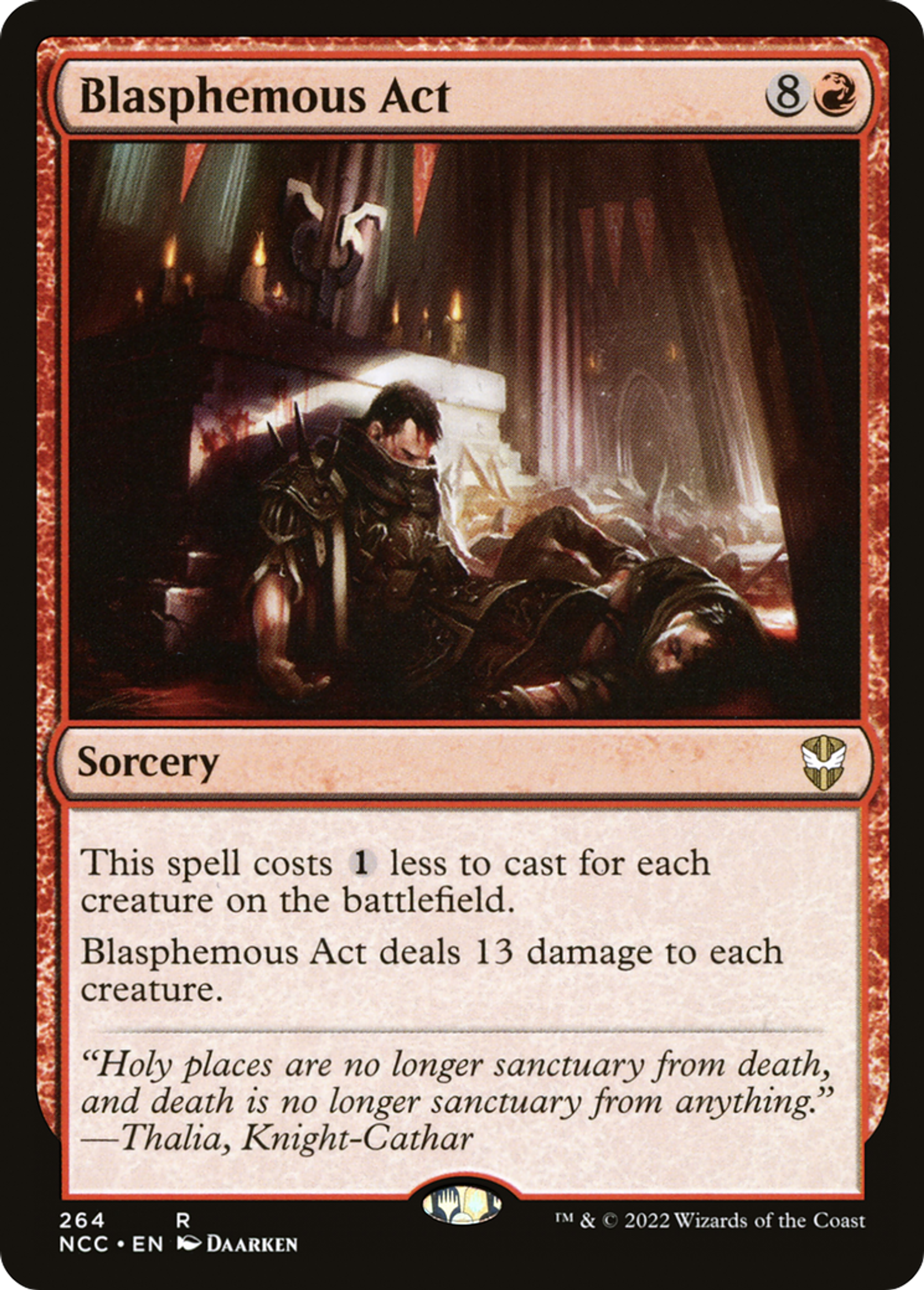 Blasphemous Act — New Capenna Commander — Magic: The Gathering
