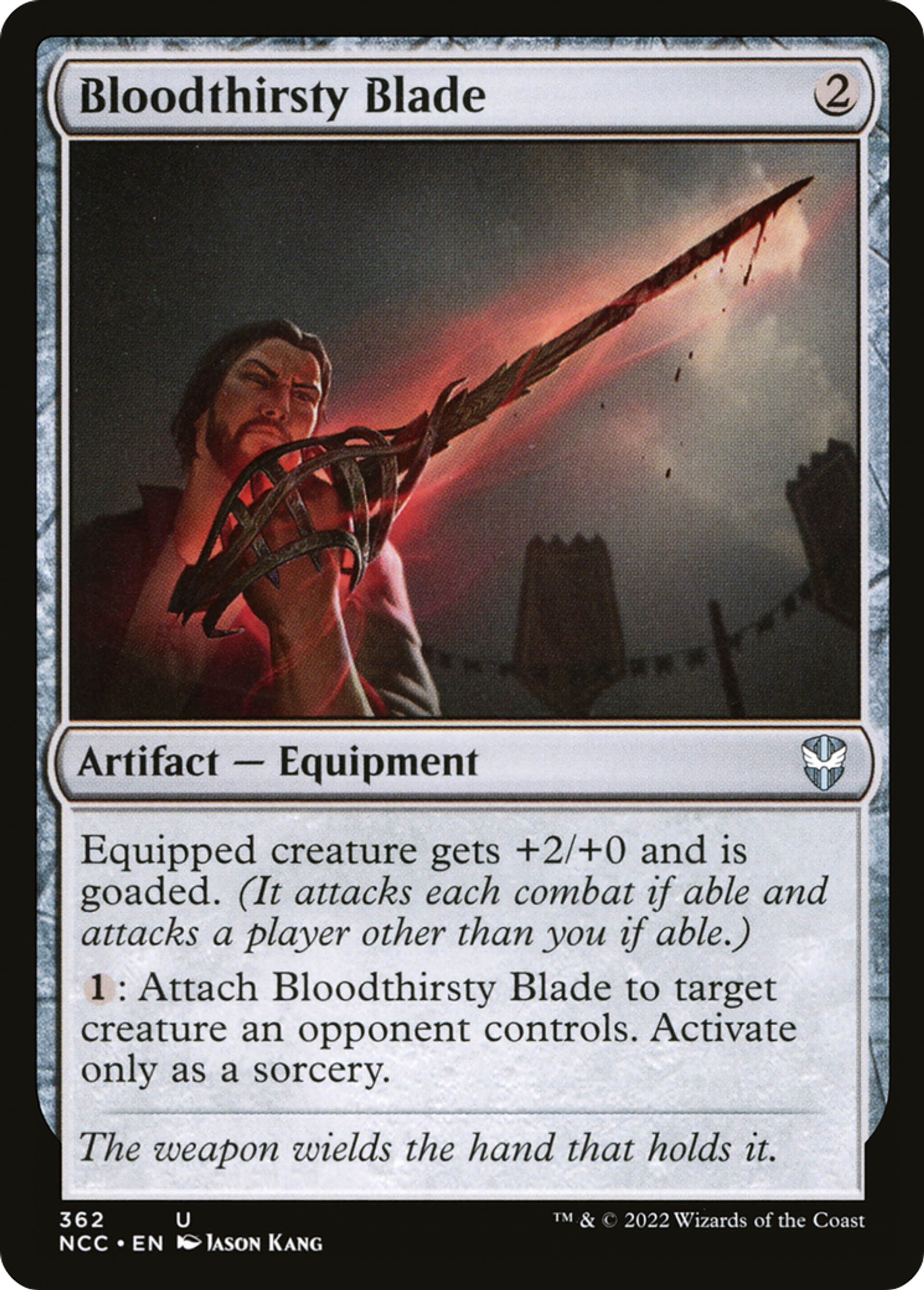 Bloodthirsty Blade — New Capenna Commander — Magic: The Gathering
