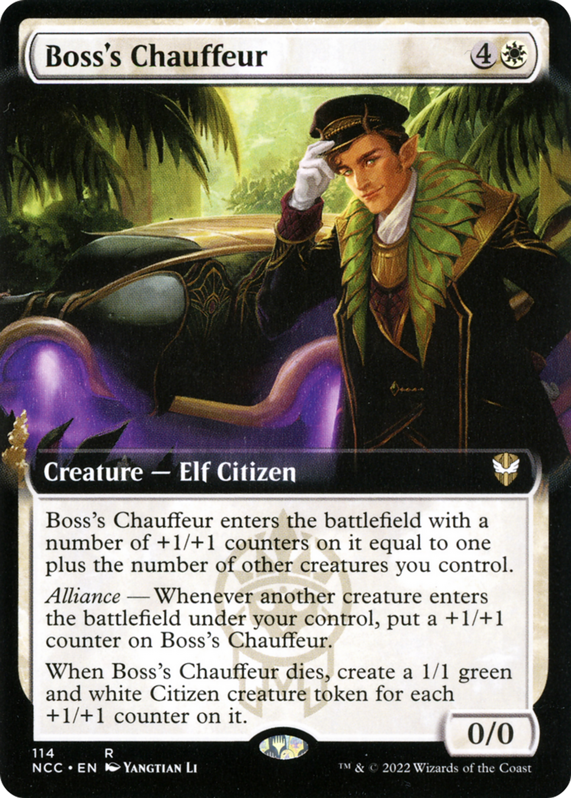 Boss's Chauffeur — New Capenna Commander — Magic: The Gathering