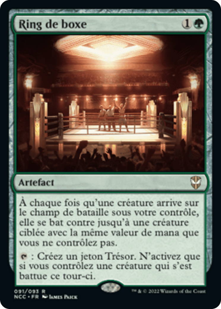 Ring de boxe — New Capenna Commander — Magic: The Gathering