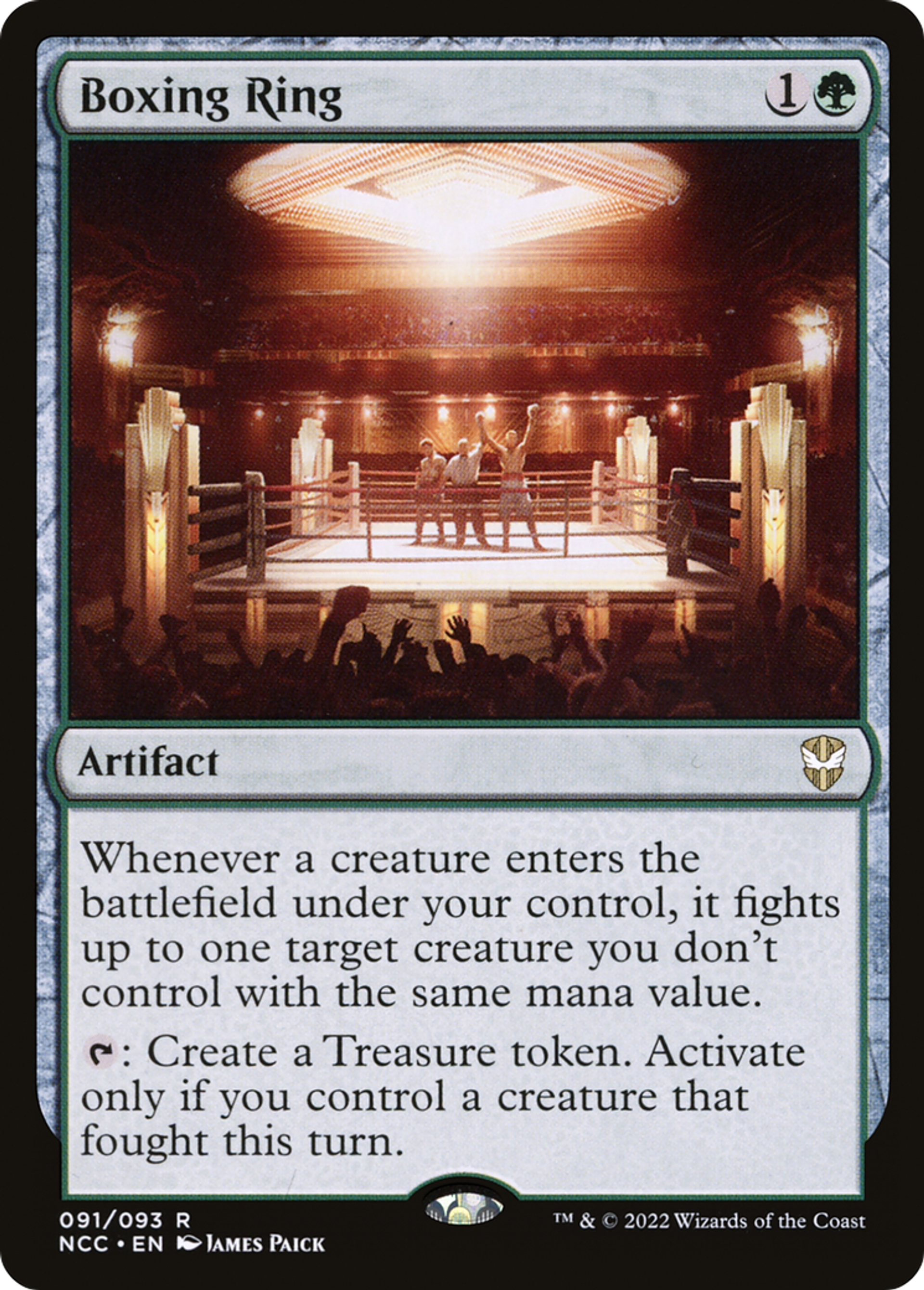 Ring de boxe — New Capenna Commander — Magic: The Gathering