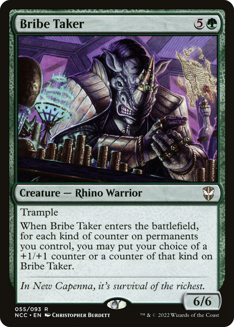 Bribe Taker — New Capenna Commander — Magic: The Gathering