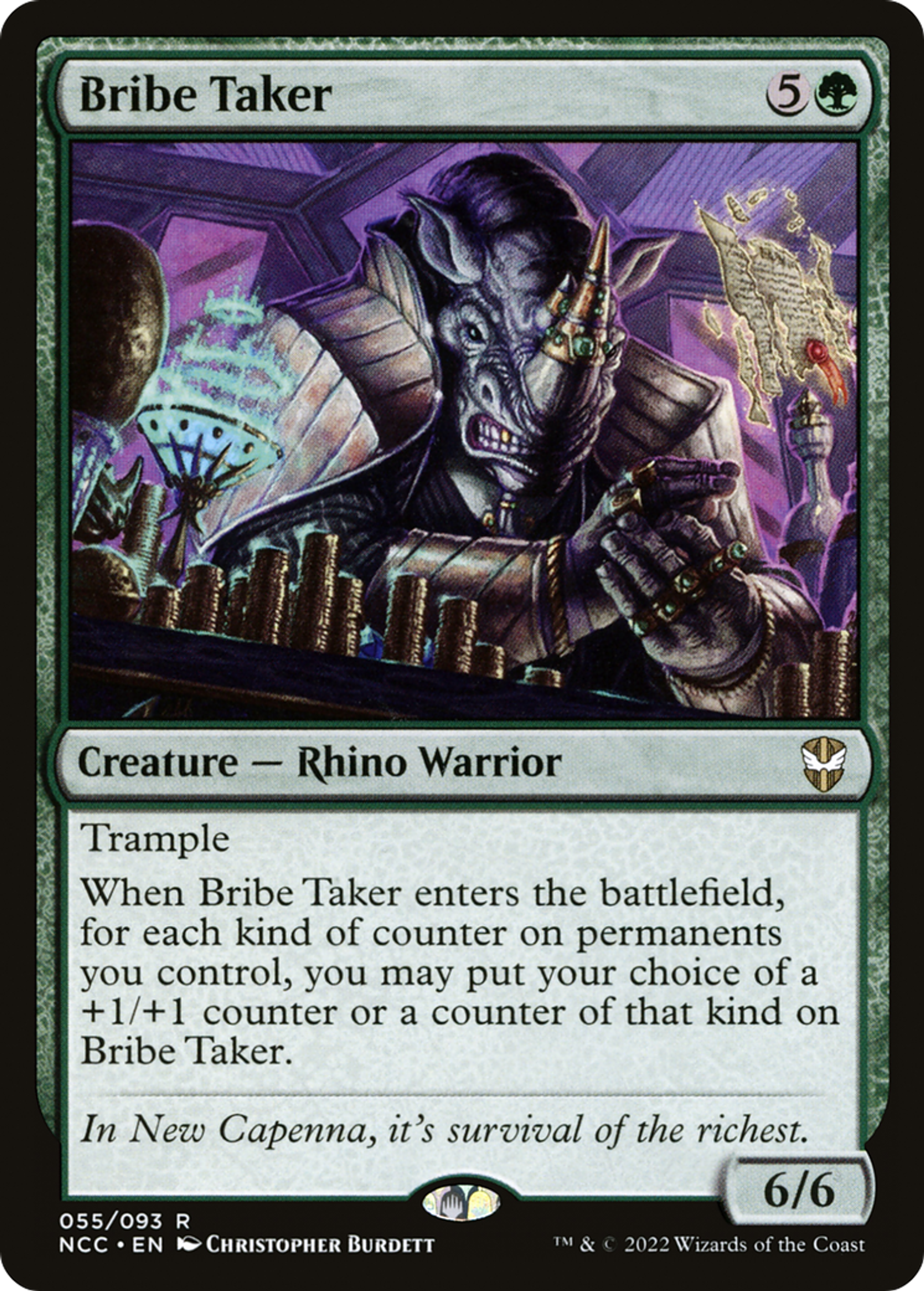 Bribe Taker — New Capenna Commander — Magic: The Gathering