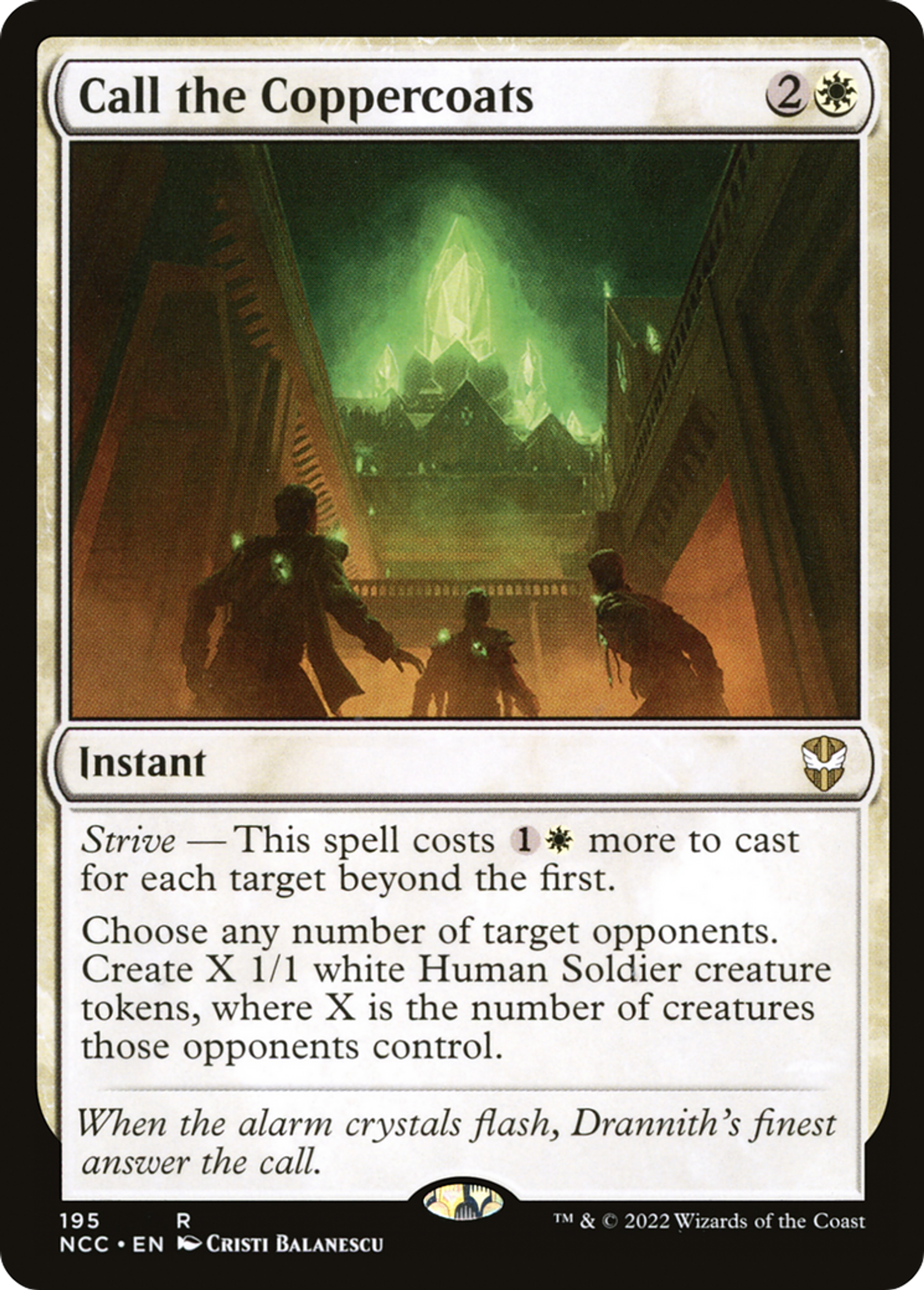 Appelez les Capes de cuivre ! — New Capenna Commander — Magic: The Gathering