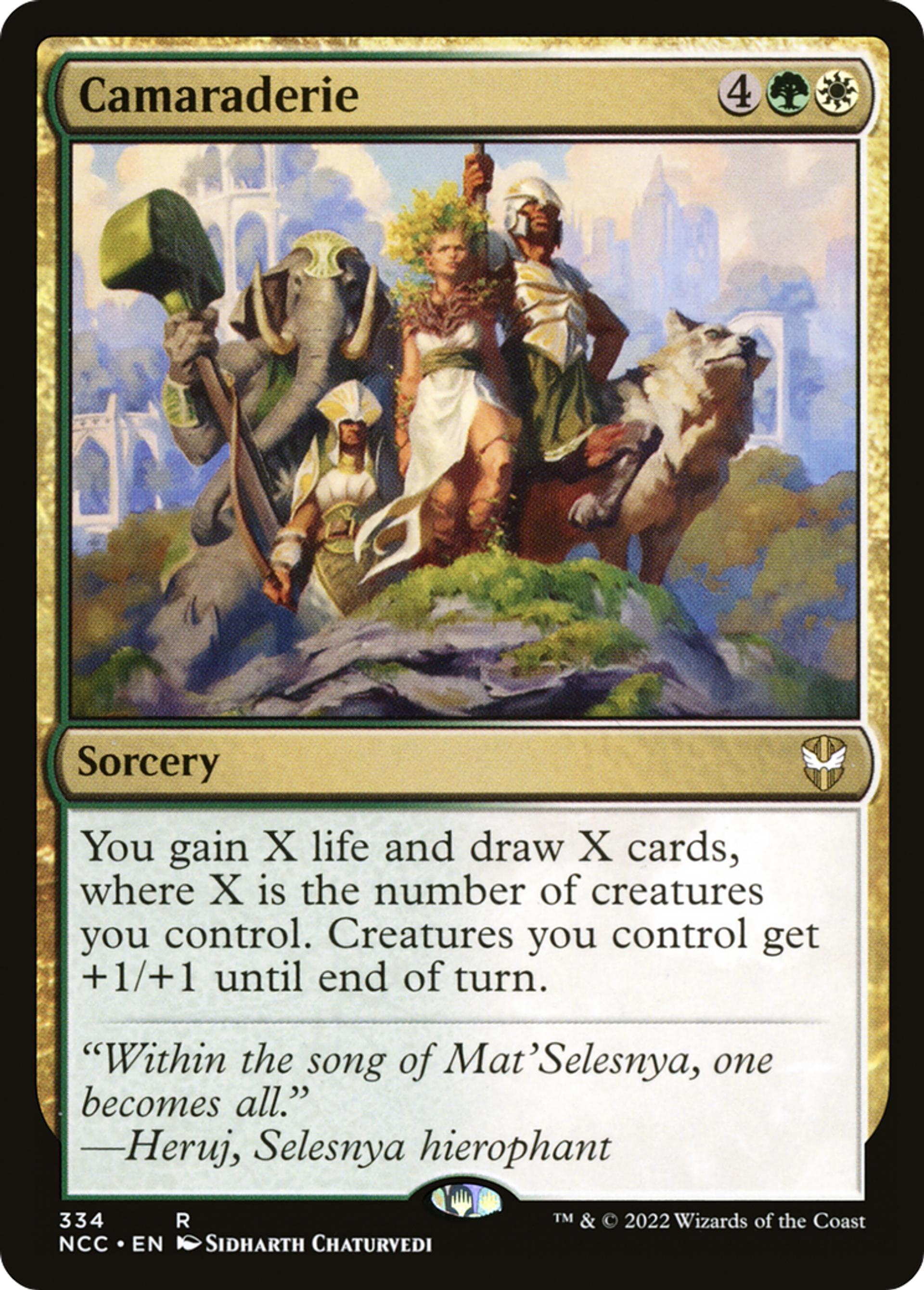 Camaraderie — New Capenna Commander — Magic: The Gathering