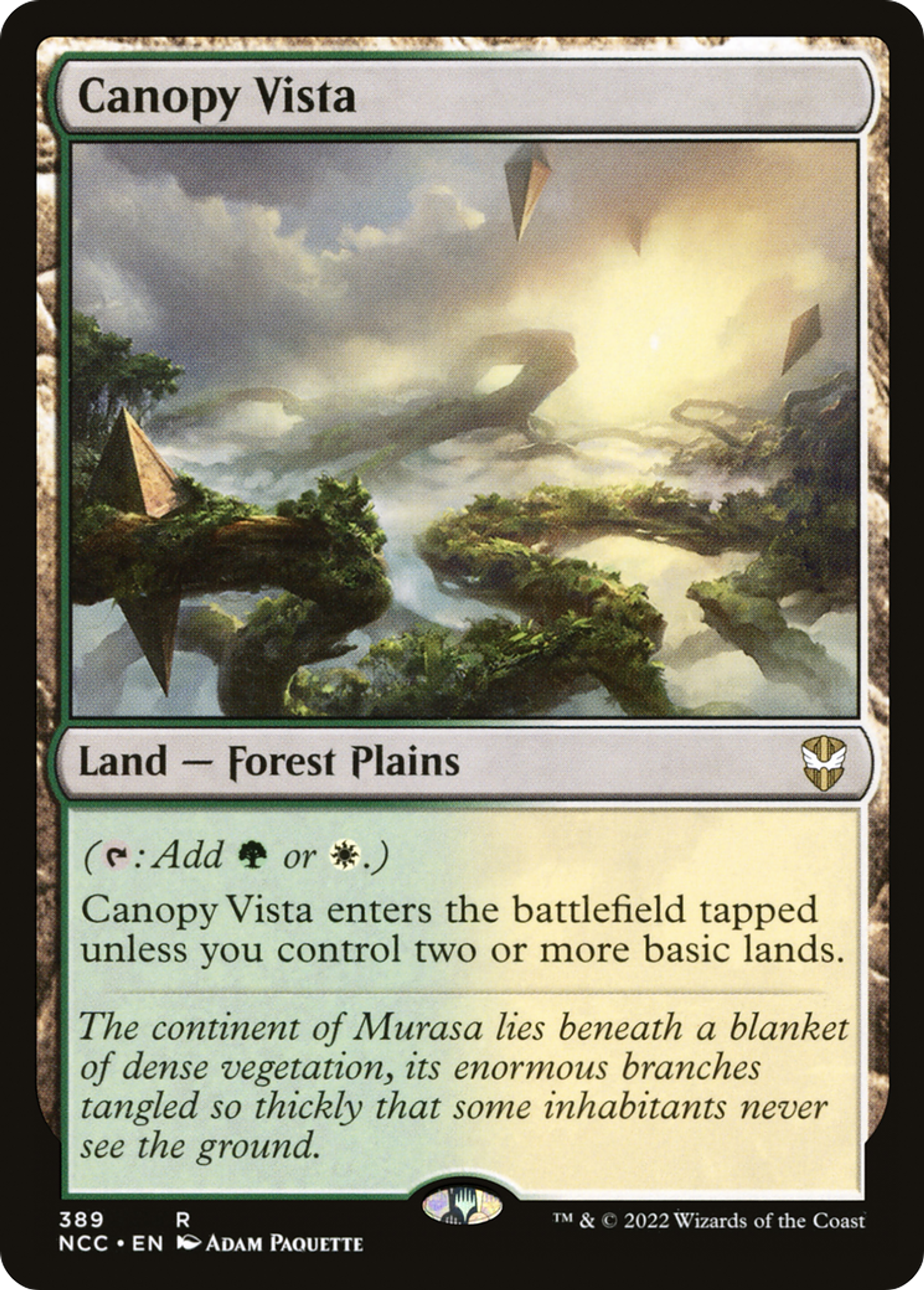 Canopy Vista — New Capenna Commander — Magic: The Gathering