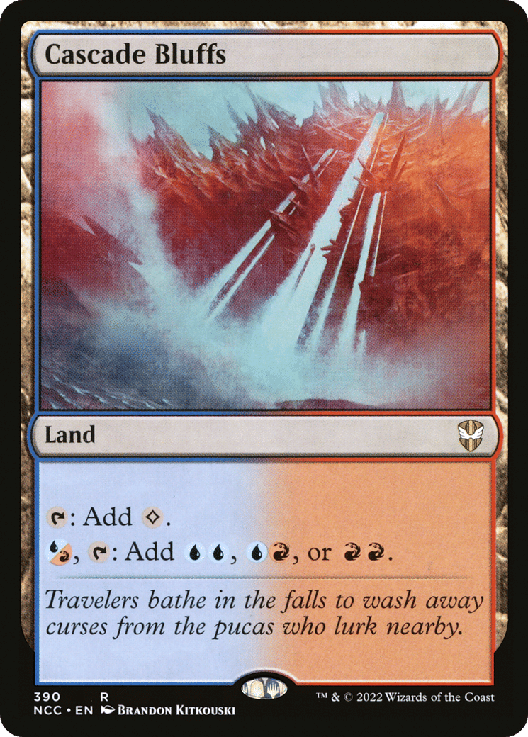 Cascade Bluffs — New Capenna Commander — Magic: The Gathering