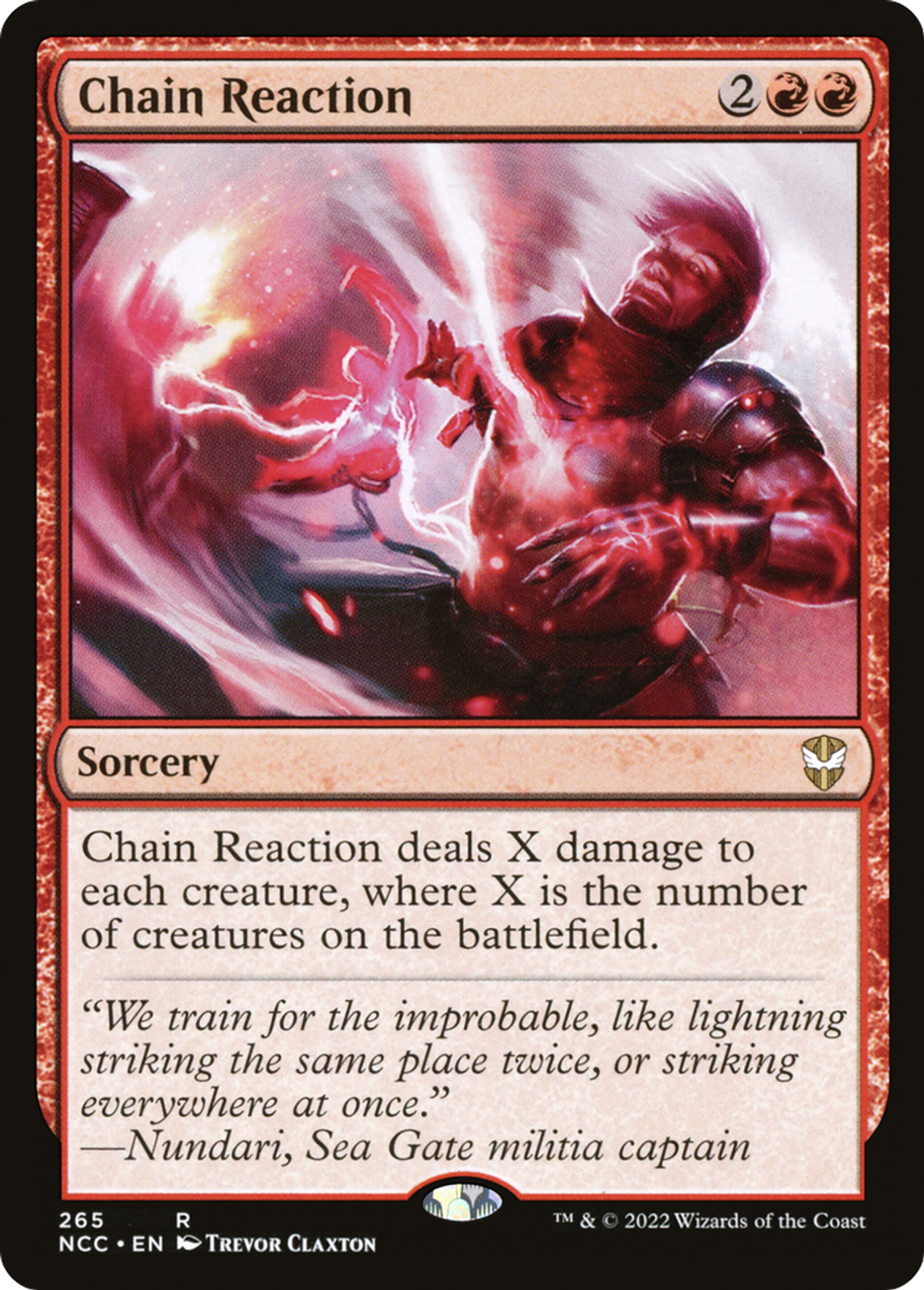 Chain Reaction — New Capenna Commander — Magic: The Gathering