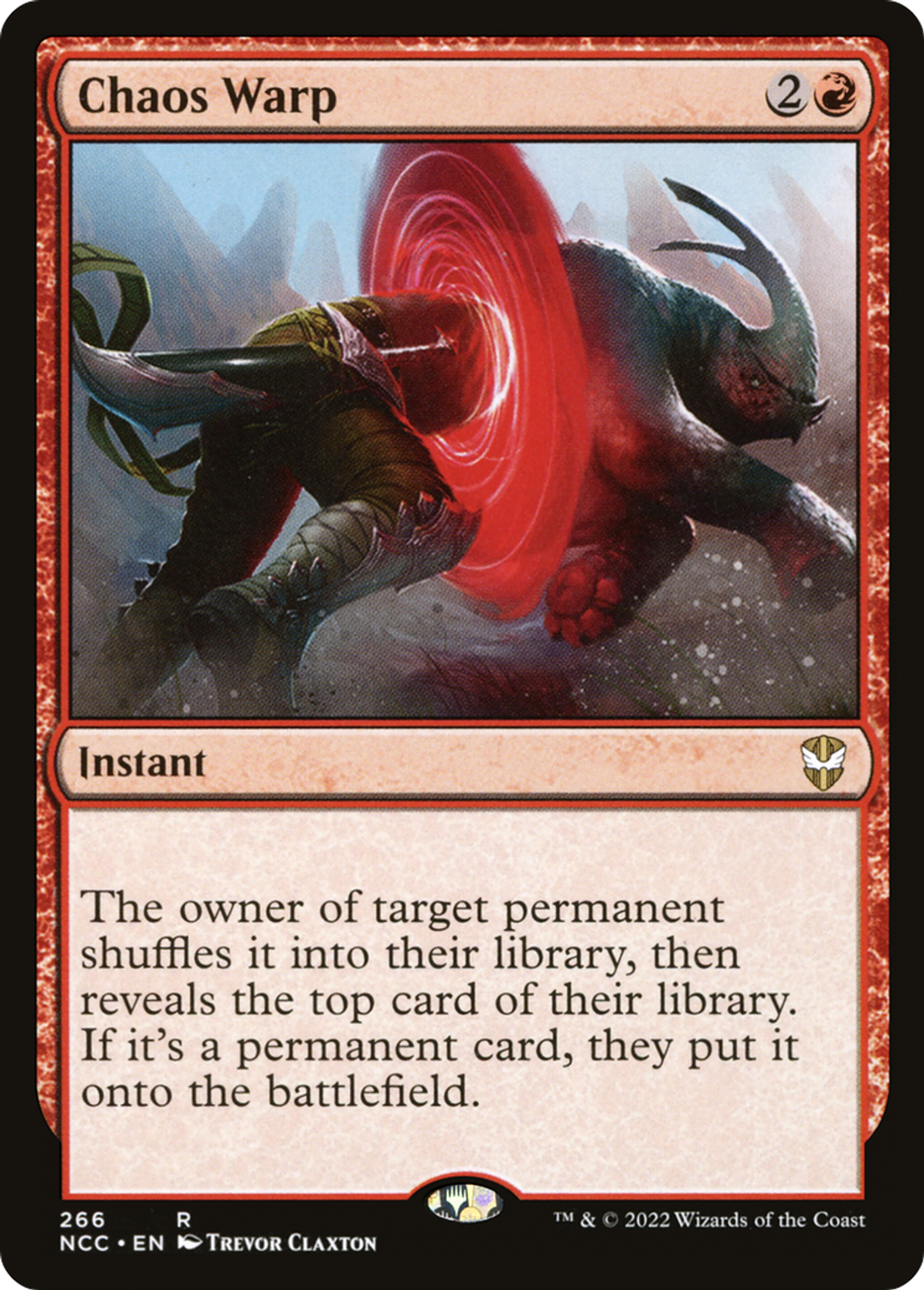Chaos Warp — New Capenna Commander — Magic: The Gathering