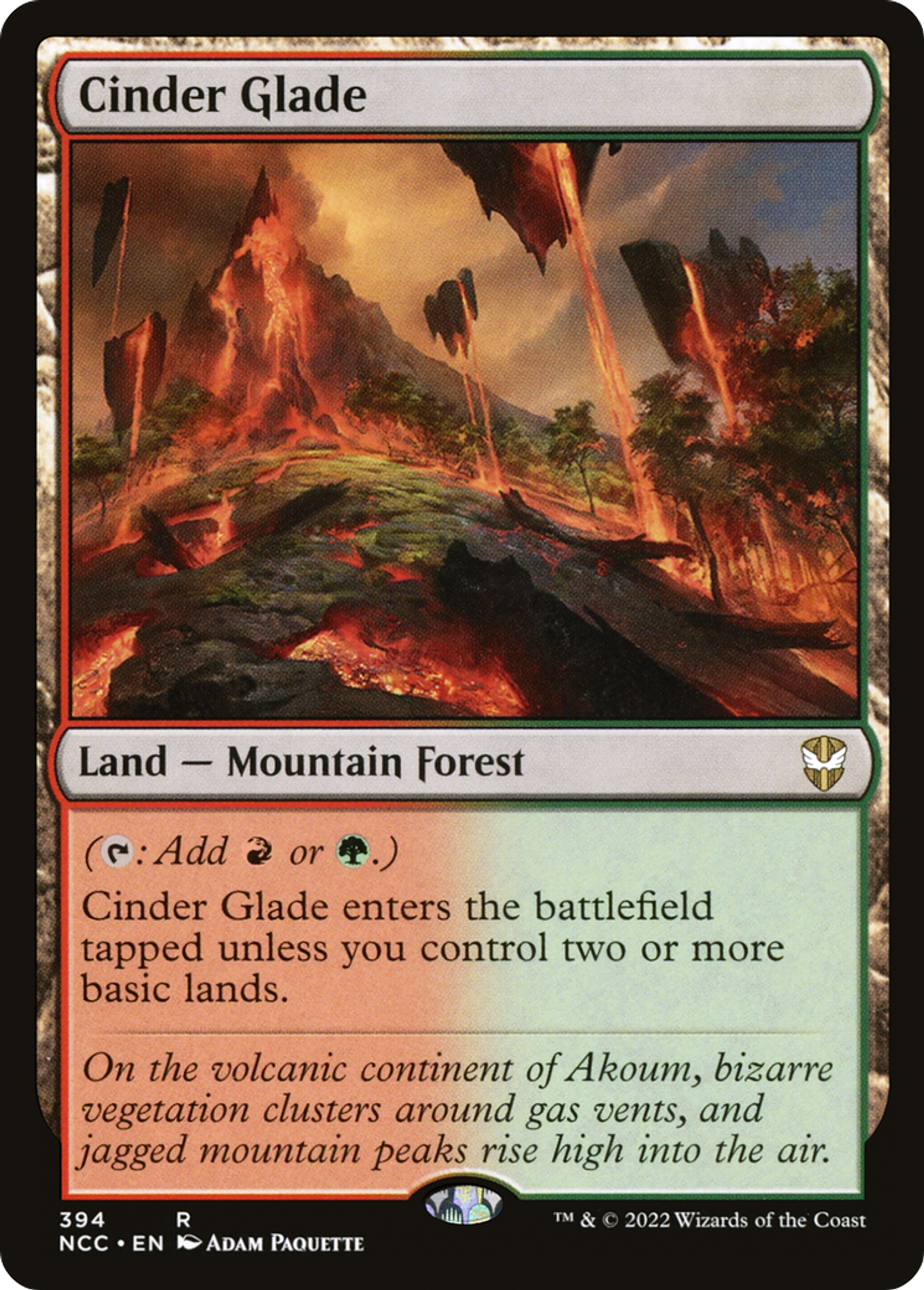 Cinder Glade — New Capenna Commander — Magic: The Gathering