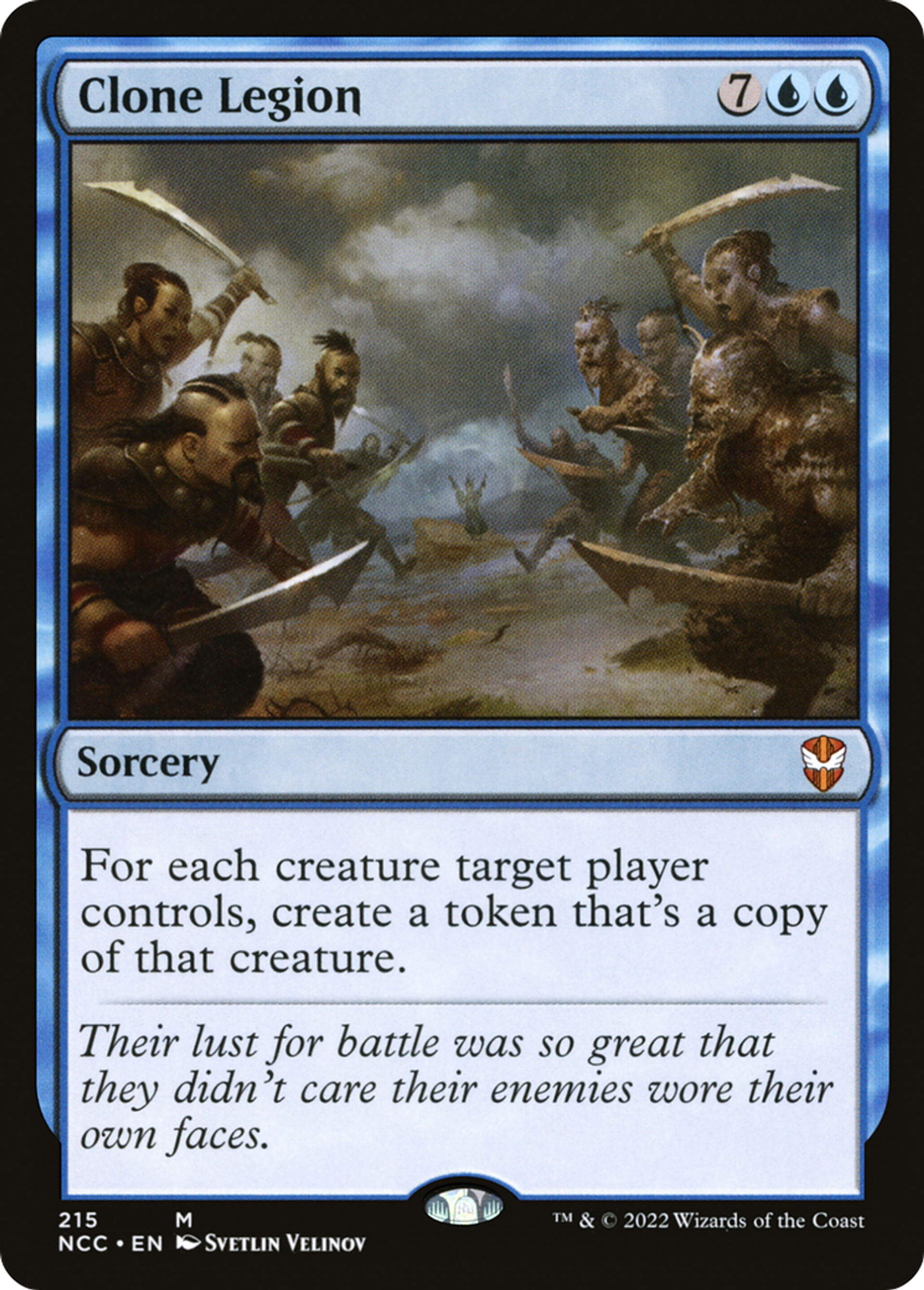 Clone Legion — New Capenna Commander — Magic: The Gathering