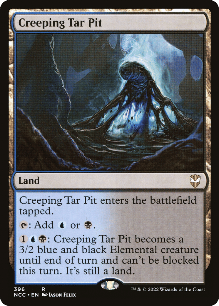 Creeping Tar Pit — New Capenna Commander — Magic: The Gathering