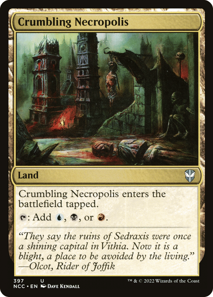 Crumbling Necropolis — New Capenna Commander — Magic: The Gathering