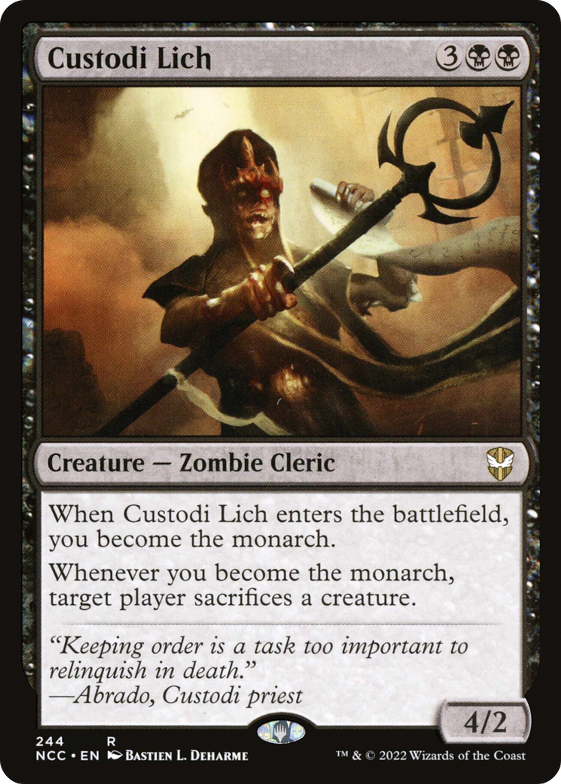 Custodi Lich — New Capenna Commander — Magic: The Gathering