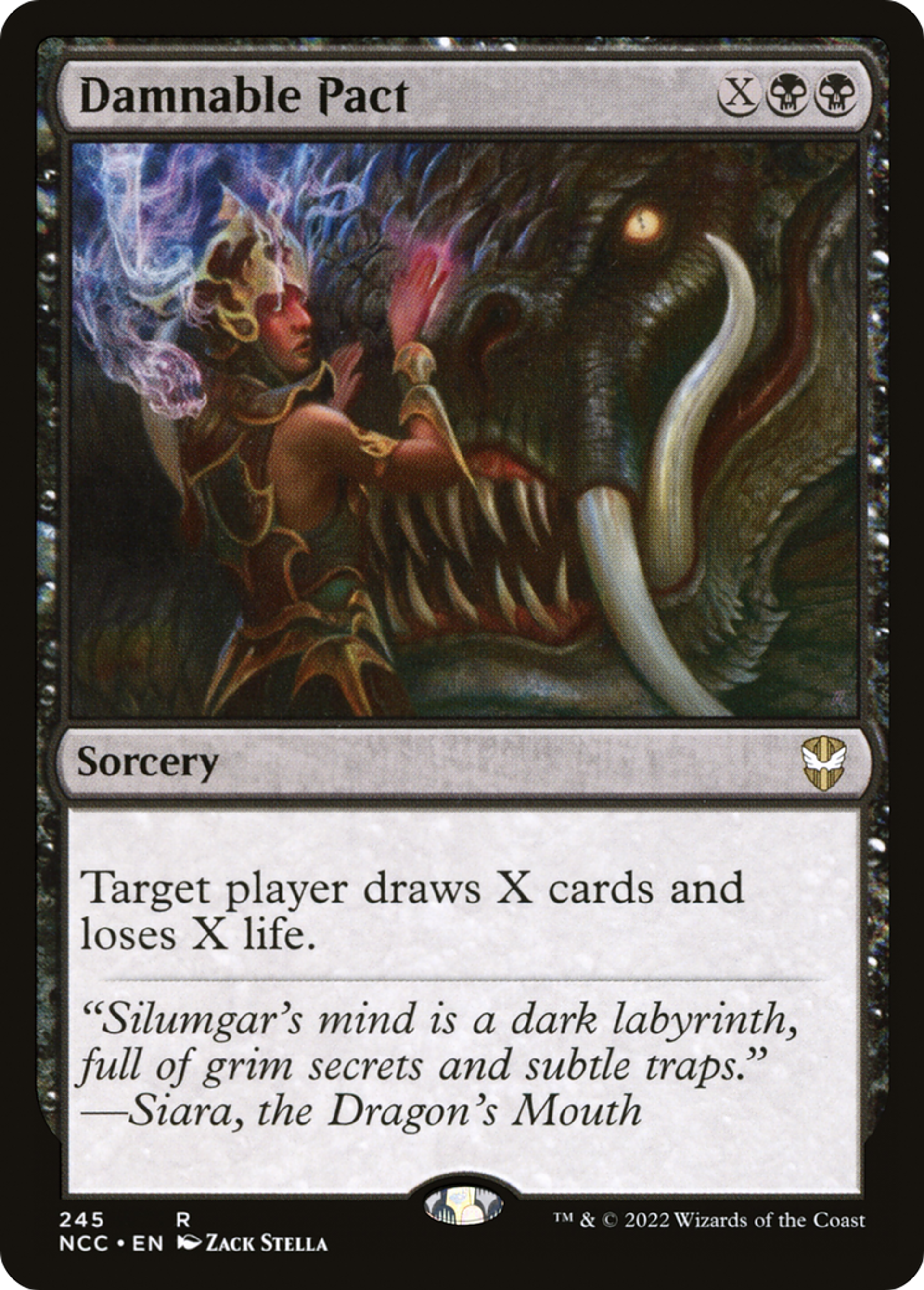 Damnable Pact — New Capenna Commander — Magic: The Gathering
