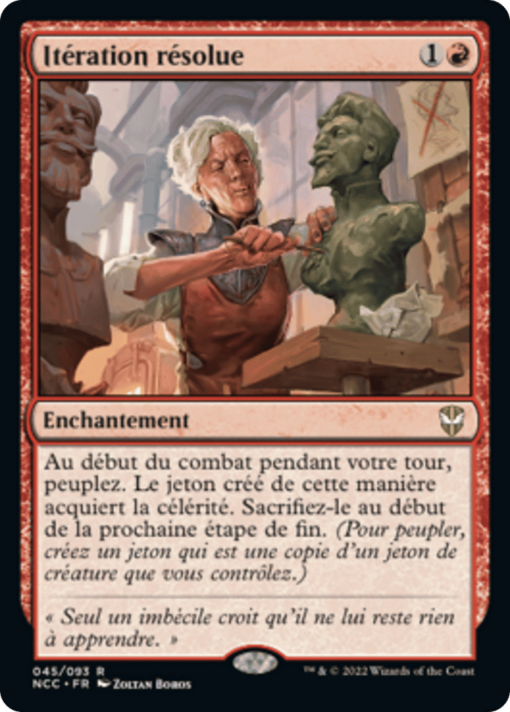Itération résolue — New Capenna Commander — Magic: The Gathering