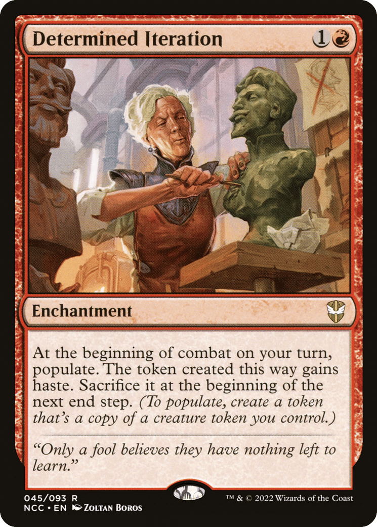 Determined Iteration — New Capenna Commander — Magic: The Gathering