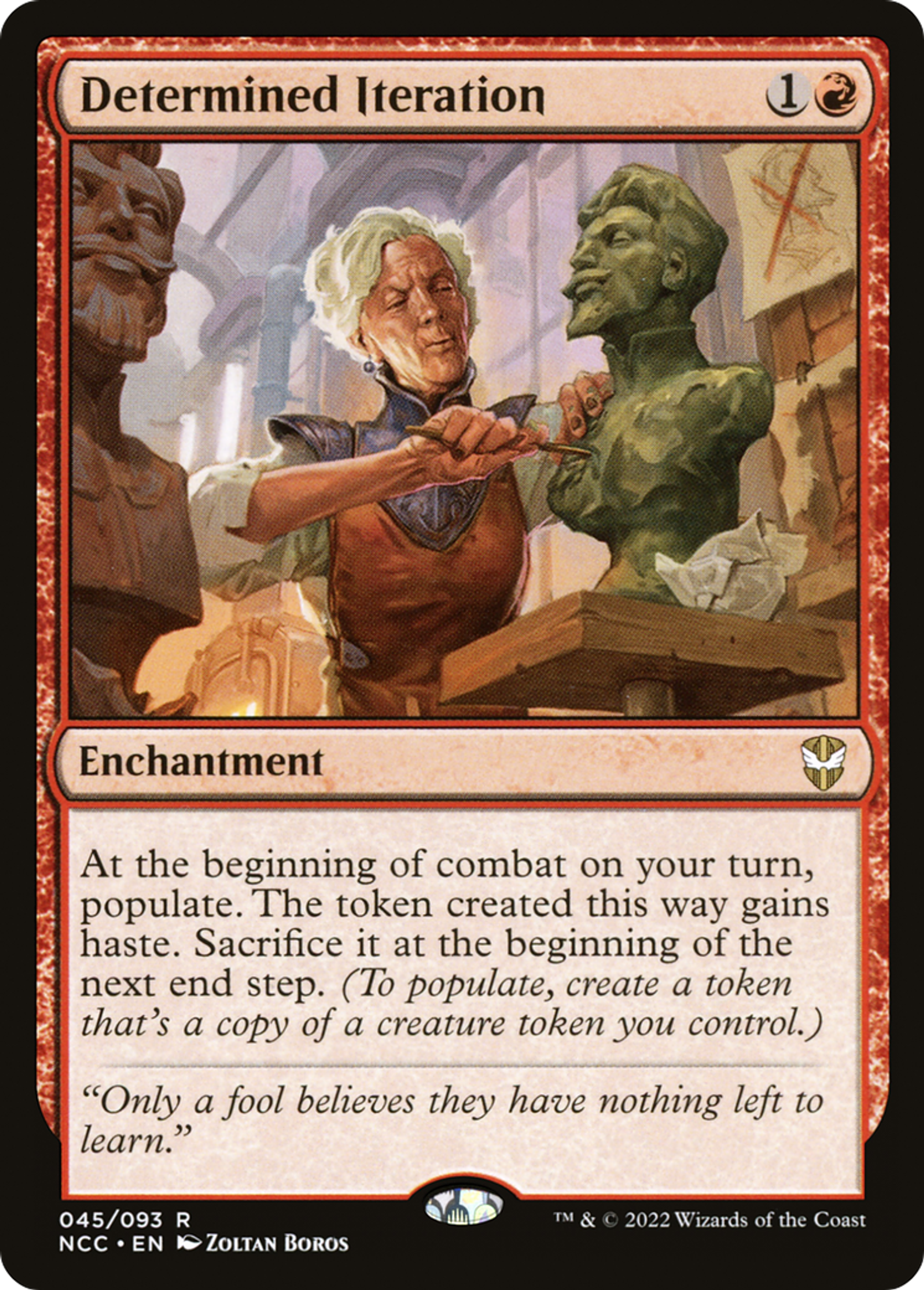 Determined Iteration — New Capenna Commander — Magic: The Gathering