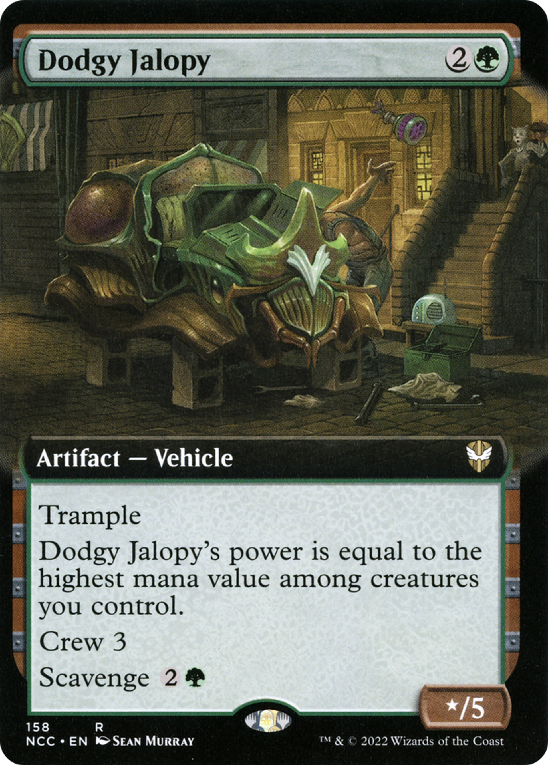 Dodgy Jalopy — New Capenna Commander — Magic: The Gathering
