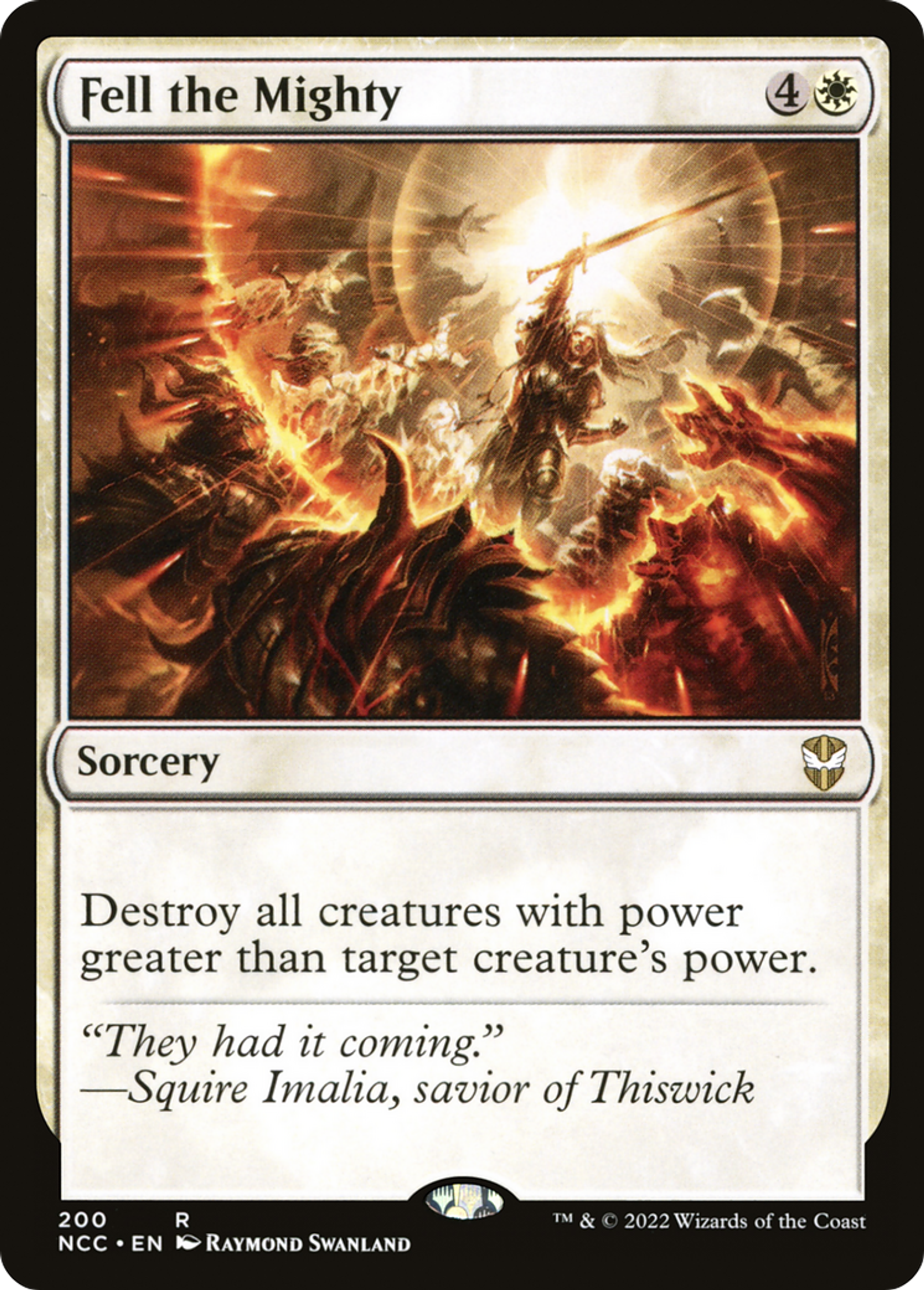 Fell the Mighty — New Capenna Commander — Magic: The Gathering
