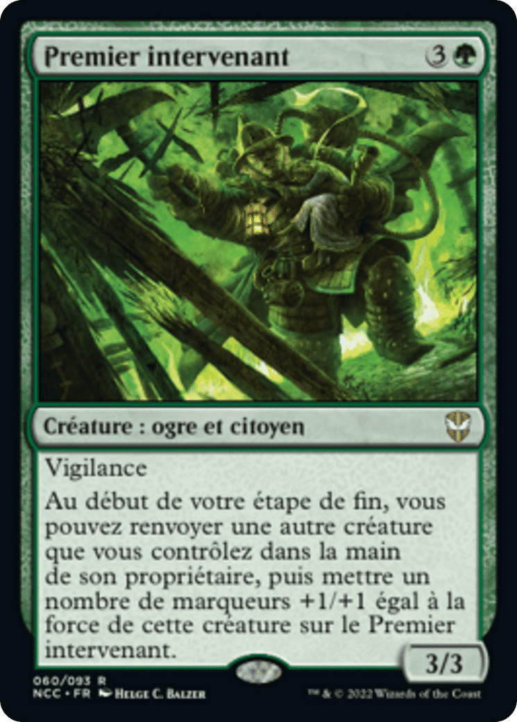 Premier intervenant — New Capenna Commander — Magic: The Gathering